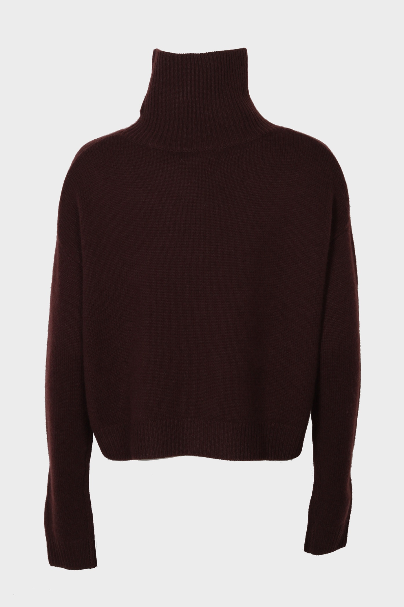 FLONA Cashmere Turtleneck Sweater in Brown