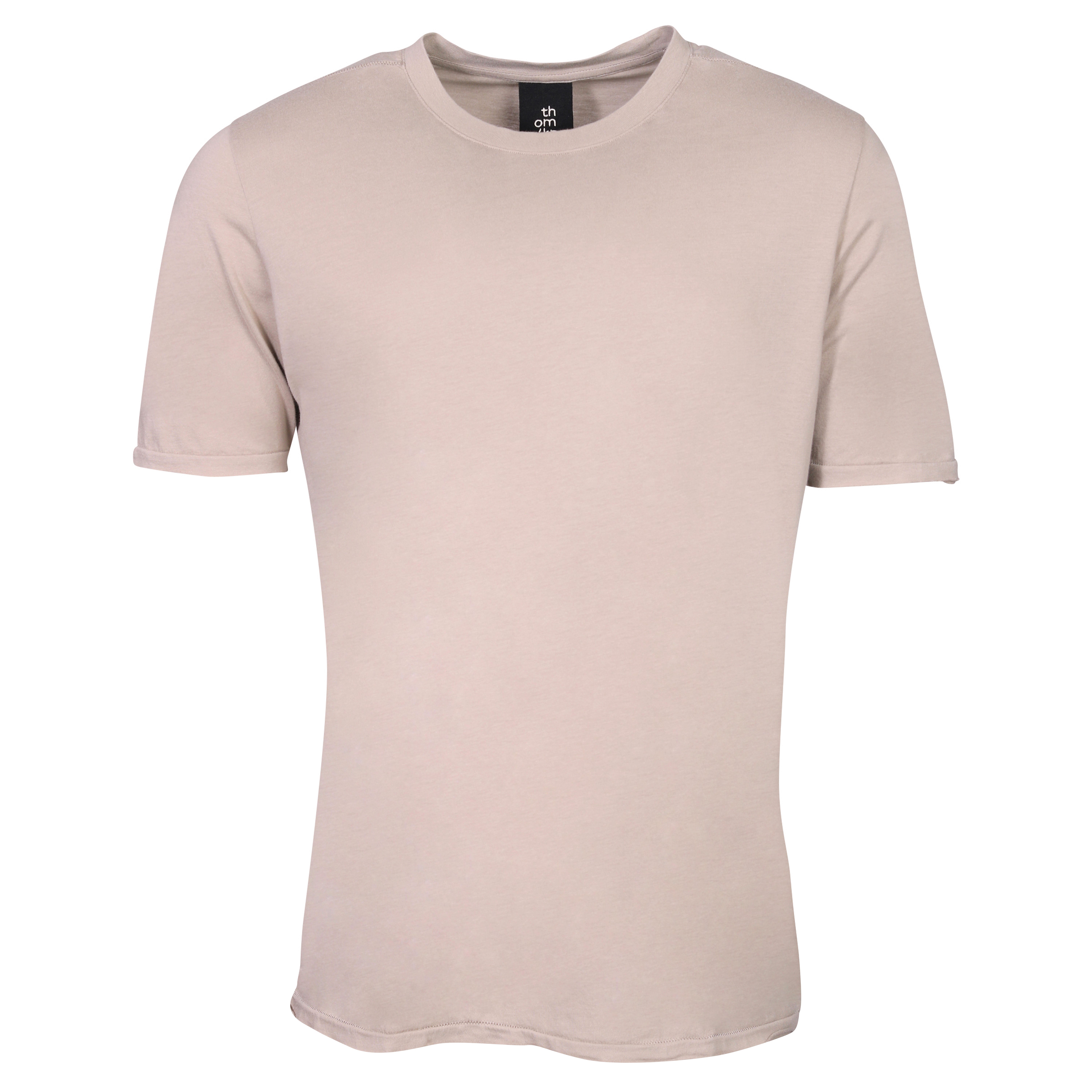 Thom Krom Crew Neck T-Shirt in Sand