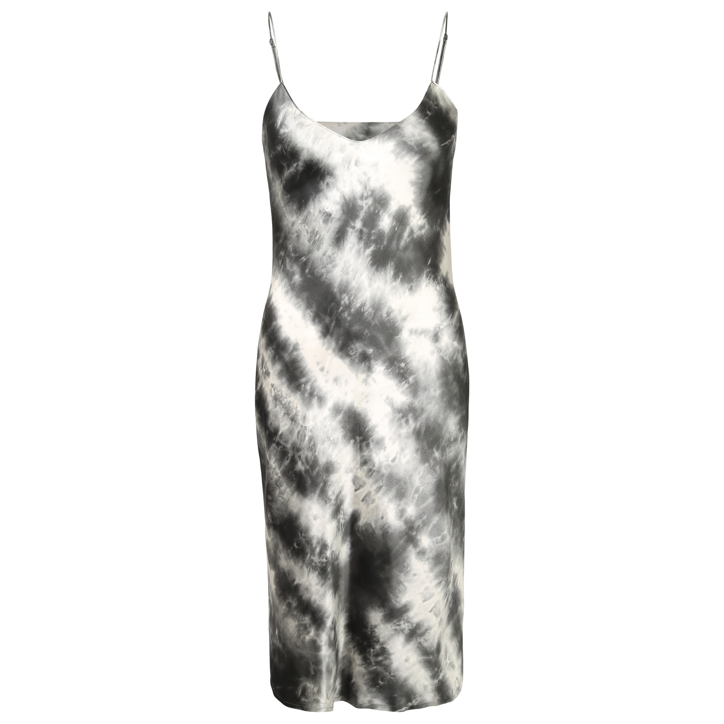 Nili Lotan Short Cami Silk Dress Tie Dye