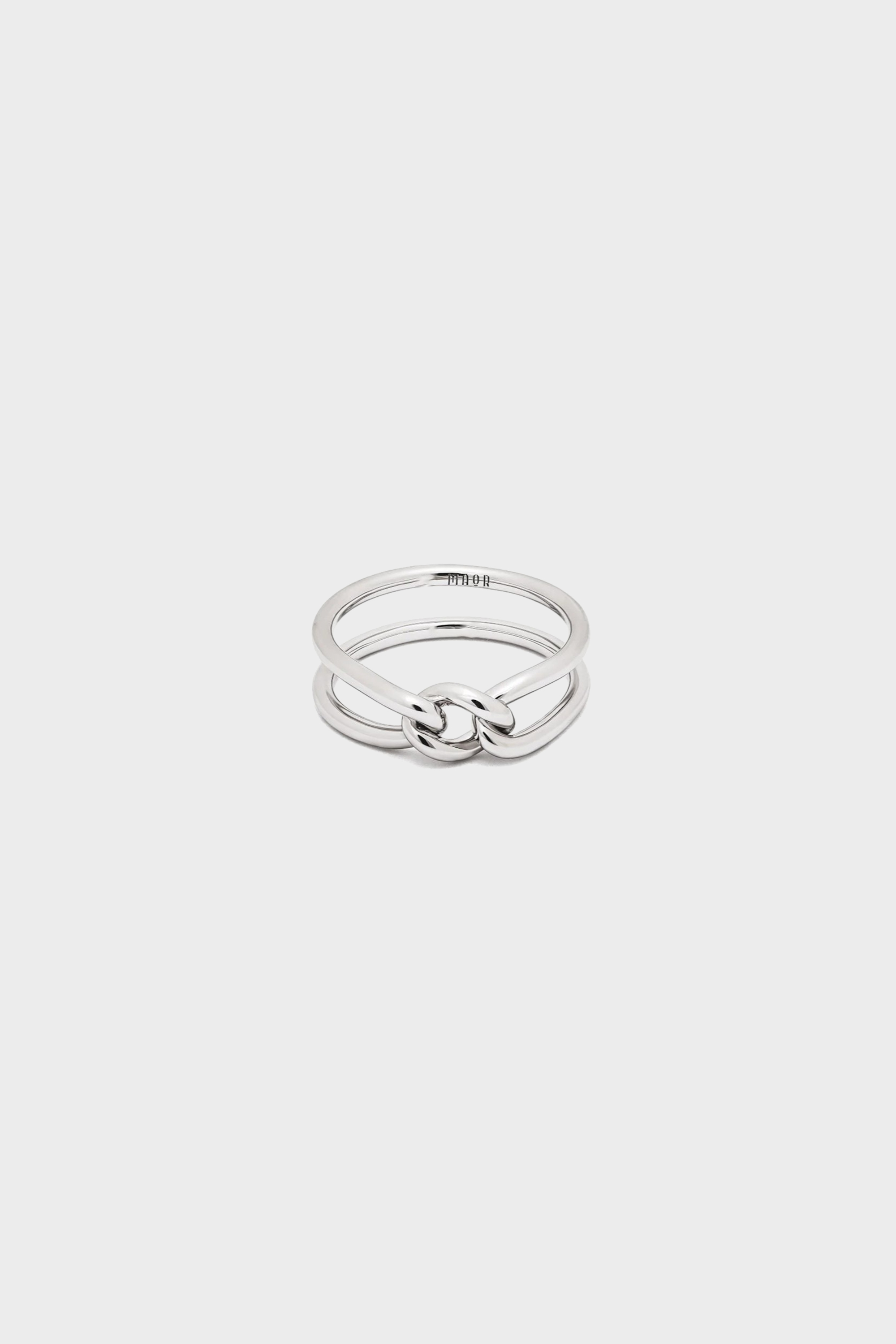 MAOR Unity Curb Band Ring 2mm in 925 Sterling Silver