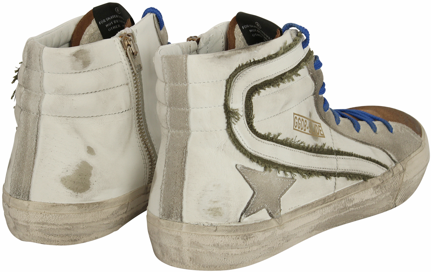 Golden Goose Sneakers Slide White Leather