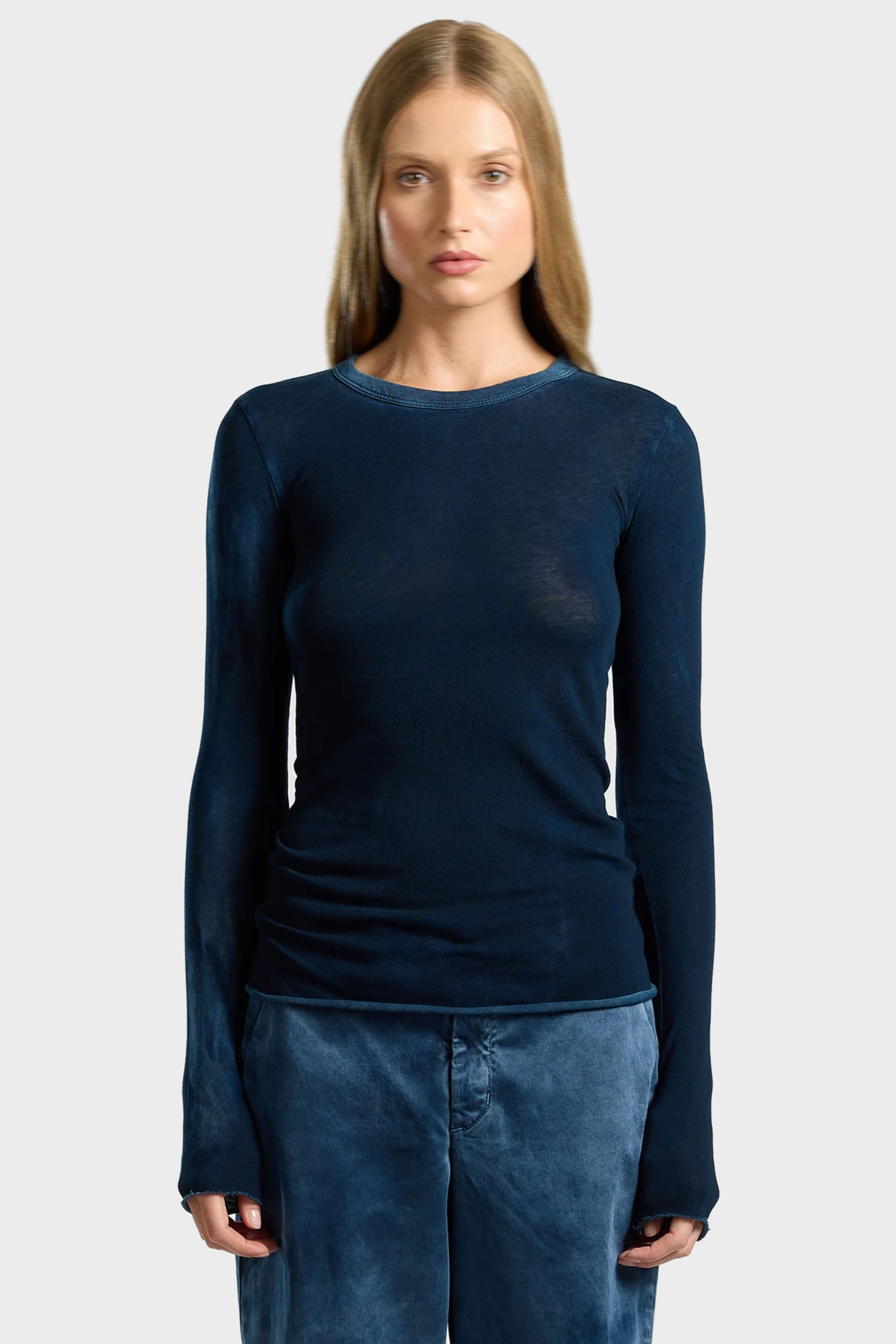COTTON CITIZEN Marbella Longsleeve in Vintage Navy