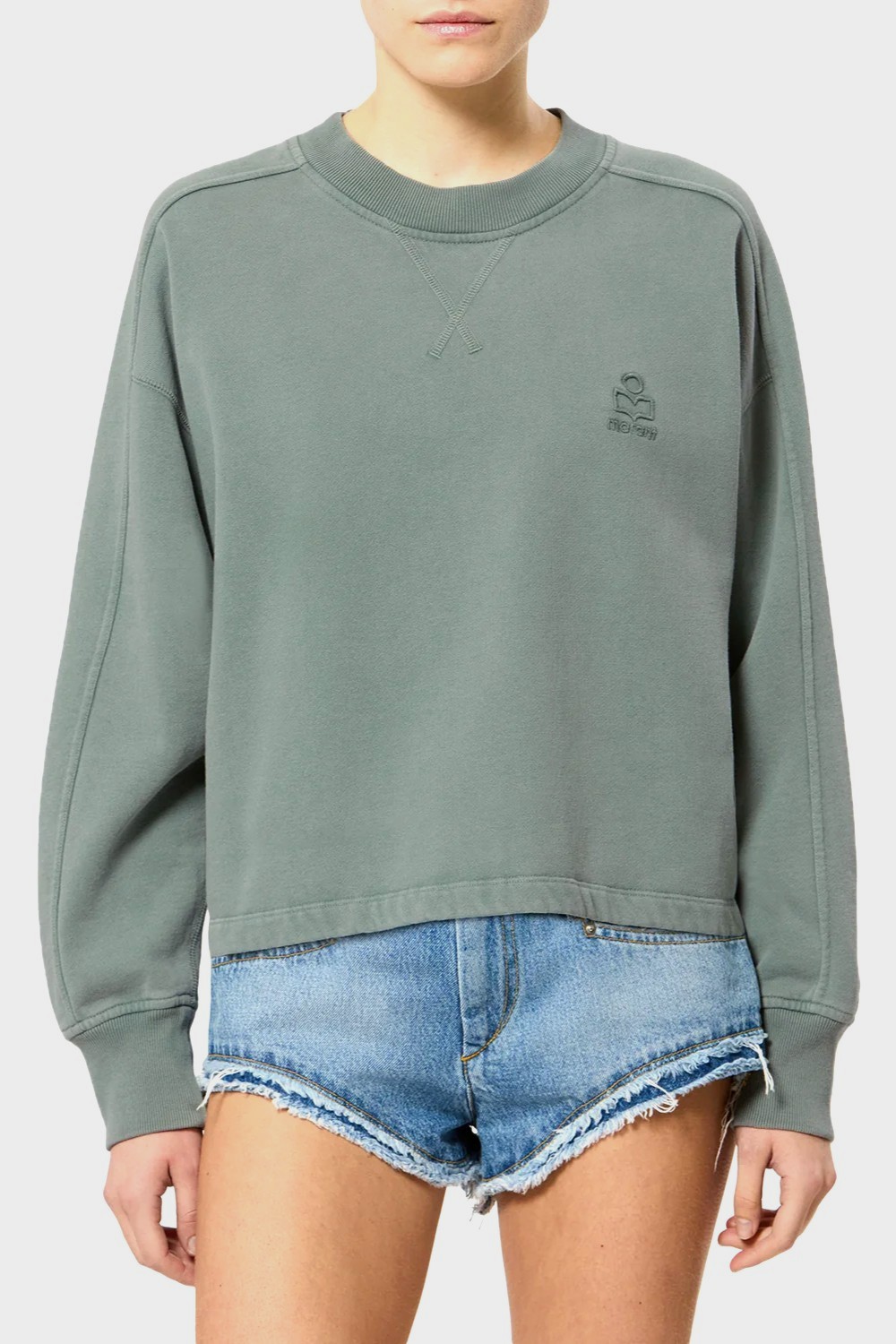 ISABEL MARANT ÉTOILE Sunny Sweatshirt in Sage