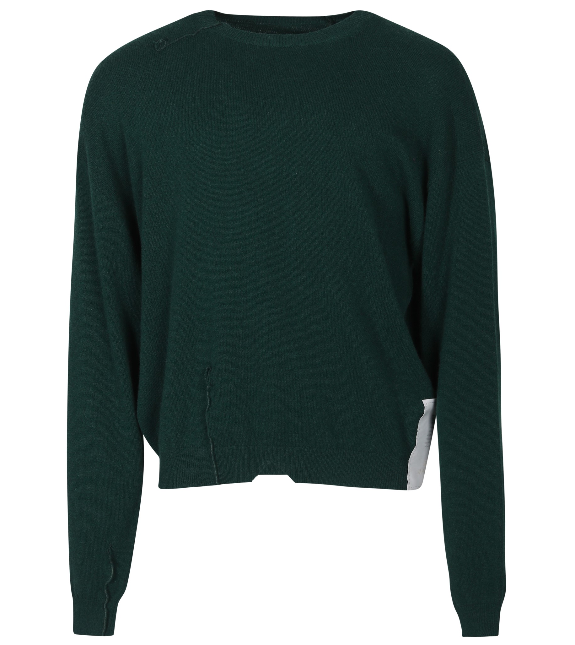 RAMAEL Infinity Cashmere Sweater in Green XS