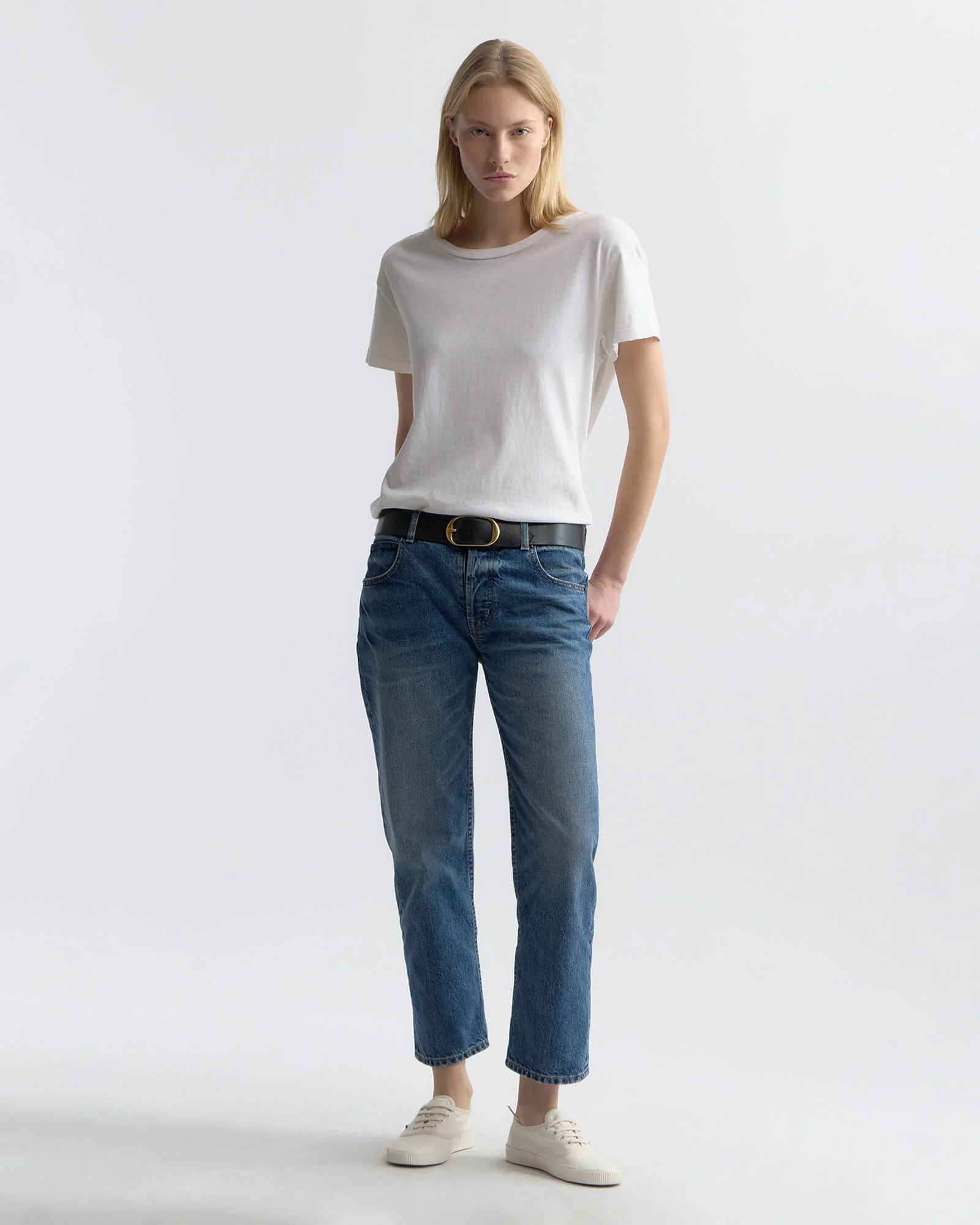 NILI LOTAN  Lorimer Jeans in Rosebowl