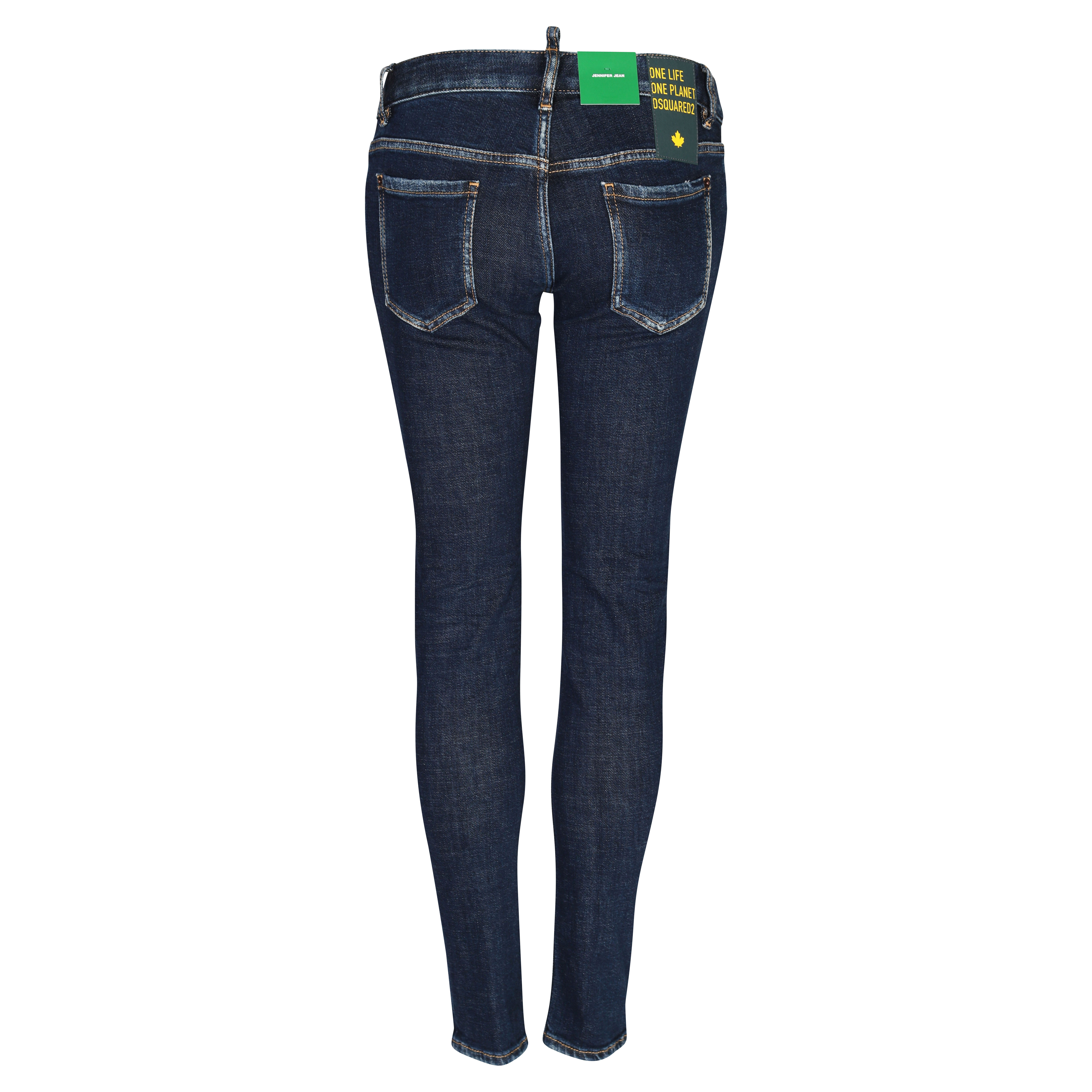 DSQUARED2 Green Label Jennifer Jeans in Dark Blue