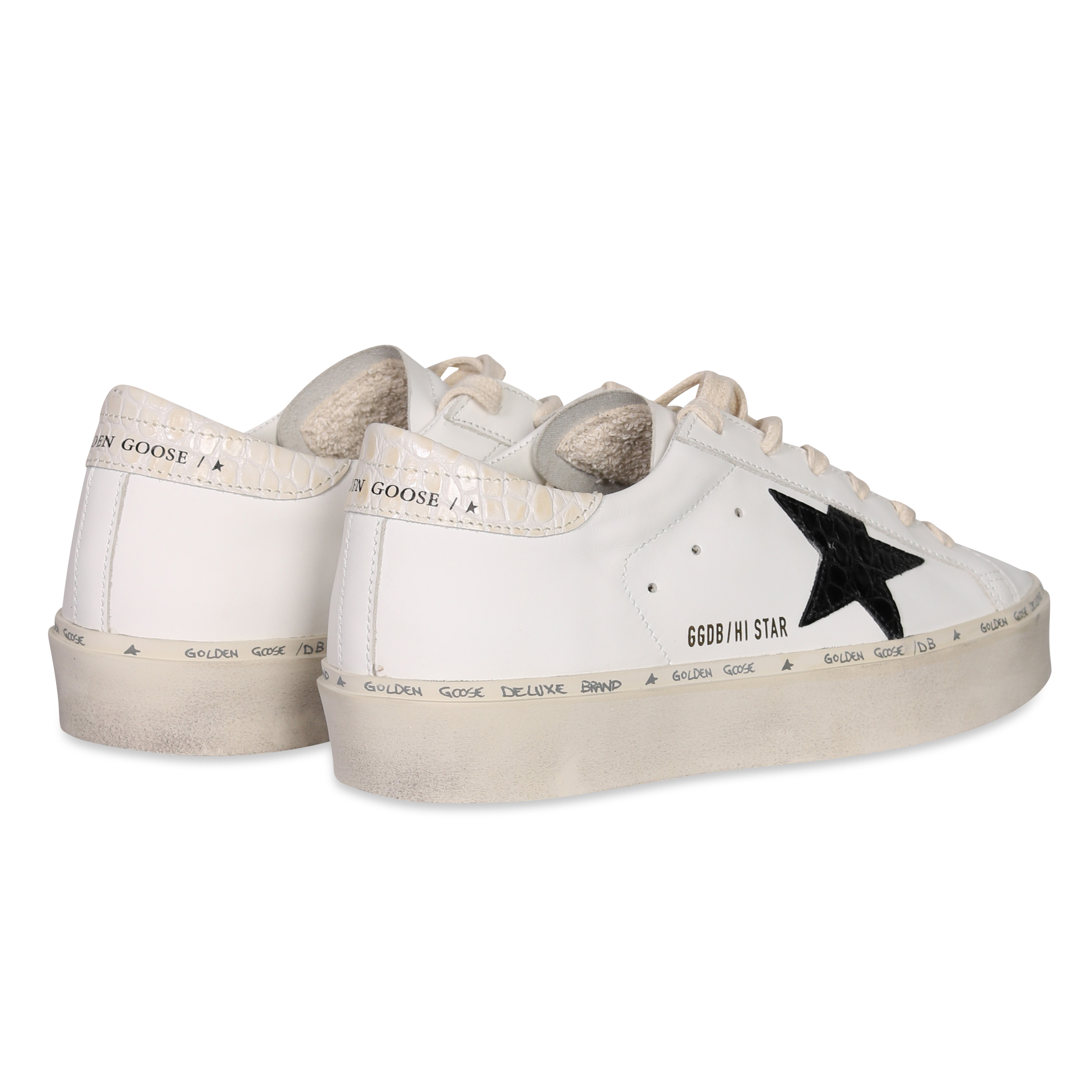 Golden Goose Sneaker Hi Star Cocco Printed in White 40