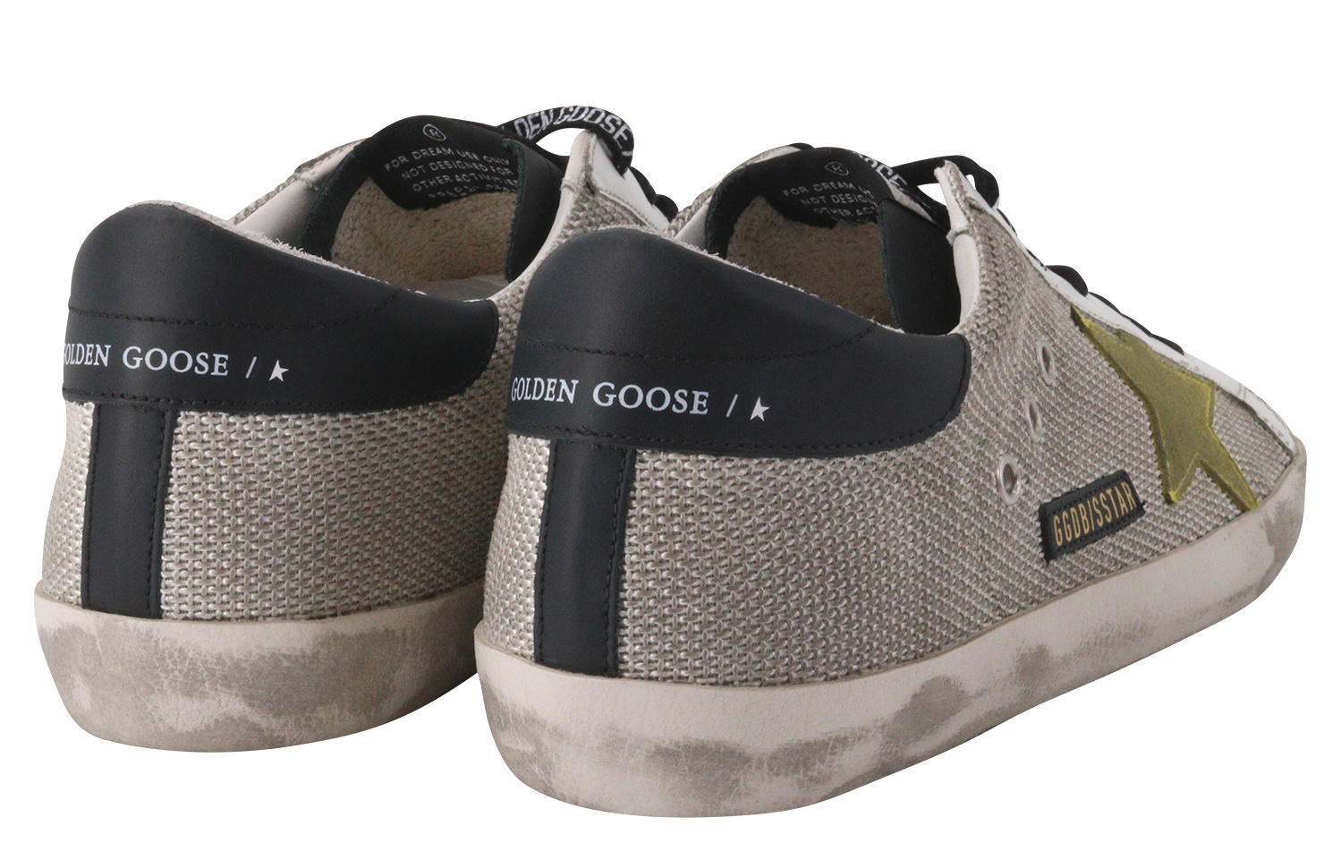 Golden Goose Sneaker Superstar Mesh Yellow Suede Star