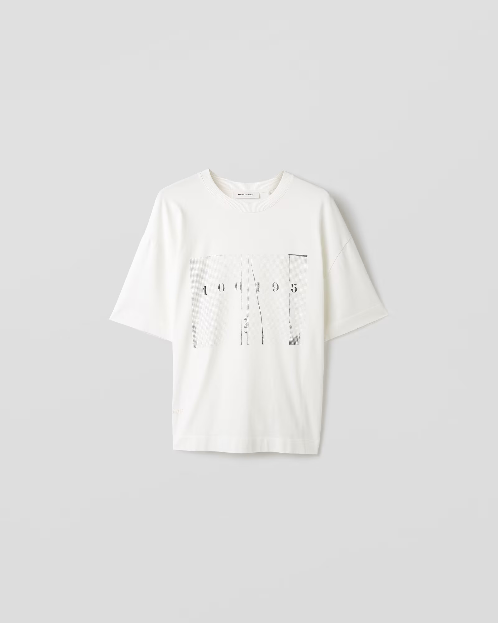 APPLIED ART FORMS 100195 OversizeT-Shirt in Light Ecru