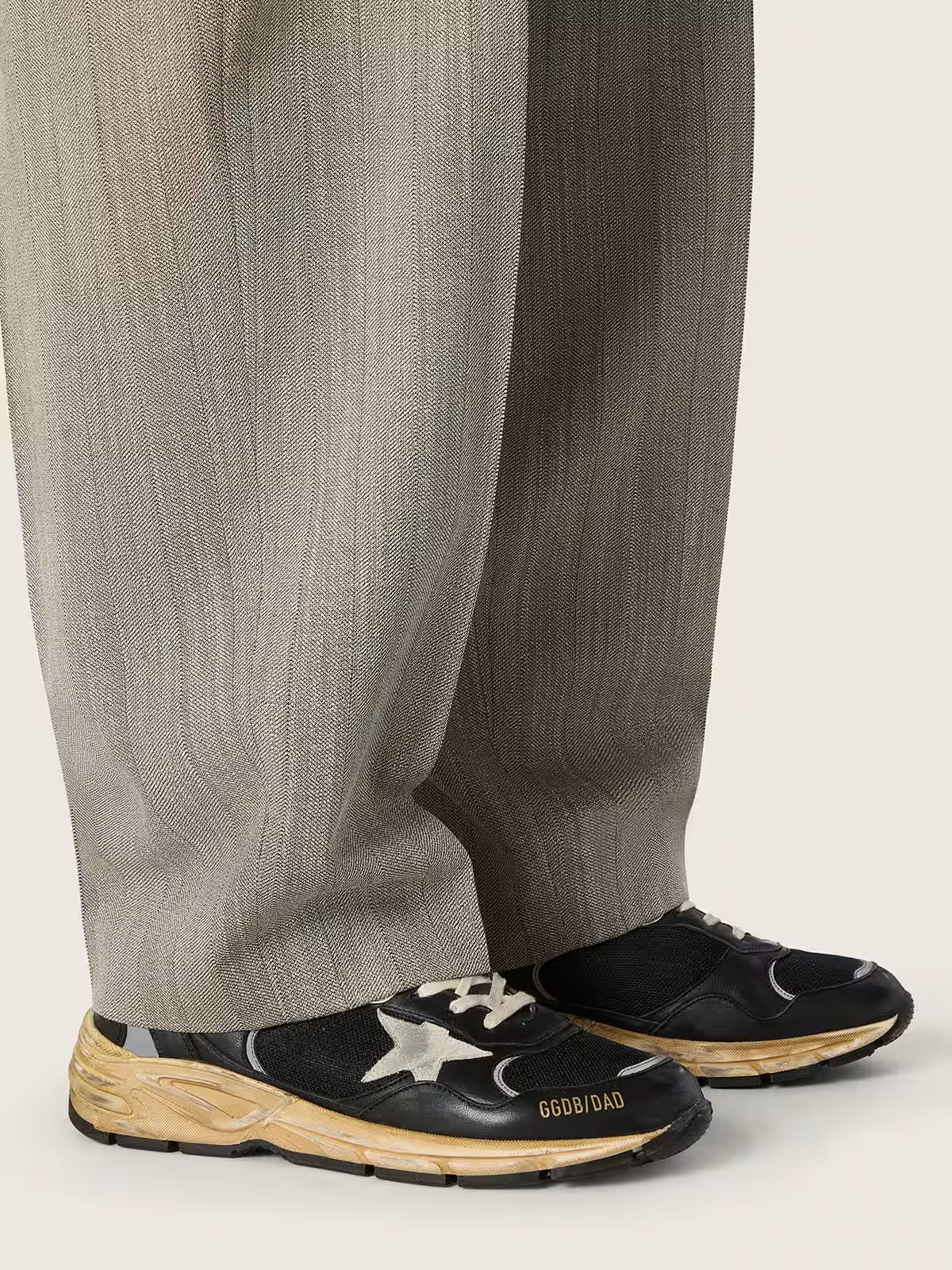 GOLDEN GOOSE Running Dad in Black