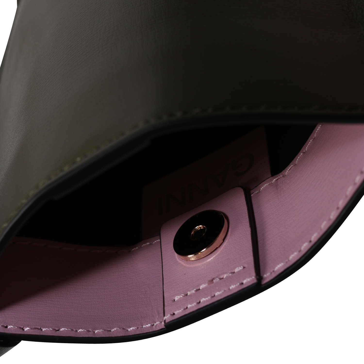 Ganni Recycled Leather Small Crossbody Bag Kalamata
