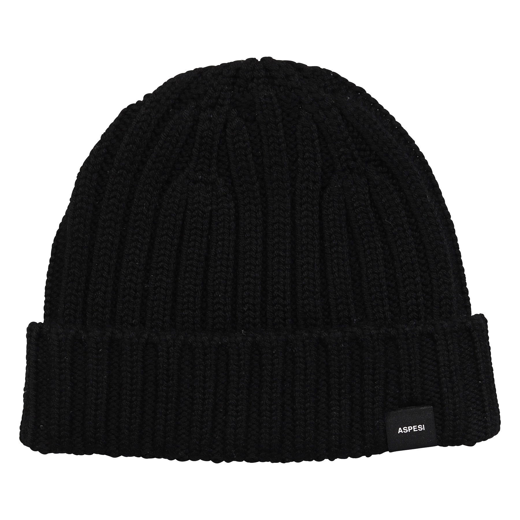 ASPESI Knit Hat in Black