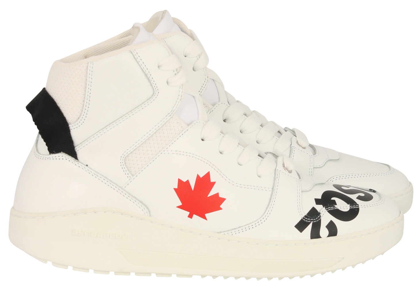 Dsquared Baseball Sneaker White/Black/Red 41