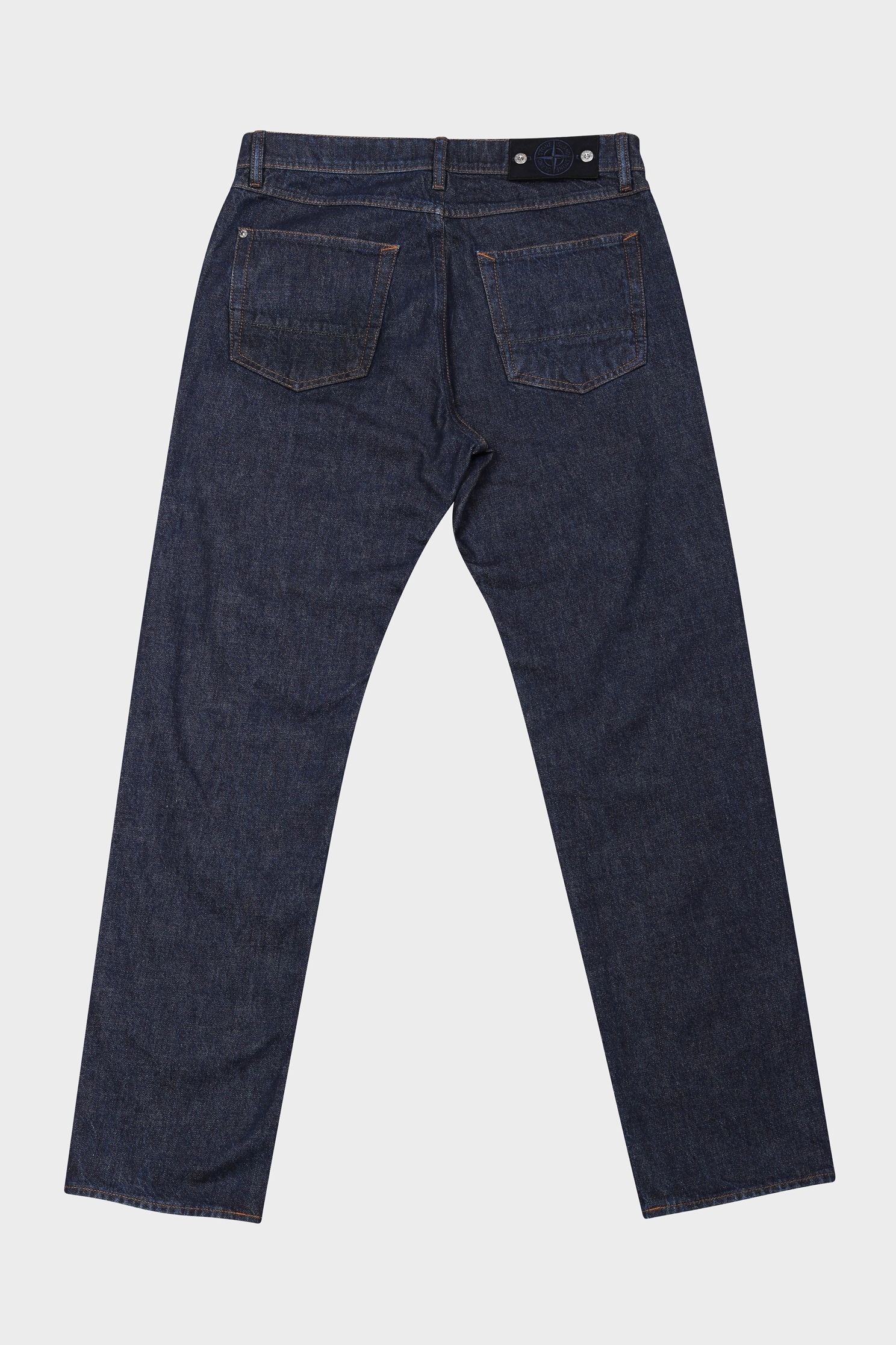STONE ISLAND Straight Fit Jeans in Rinse Indigo