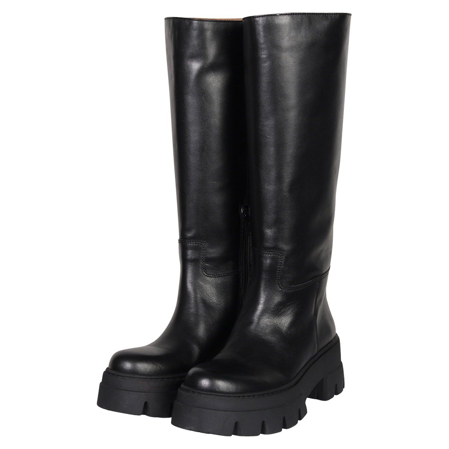 Ennequadro High Combat Boots in Black 41