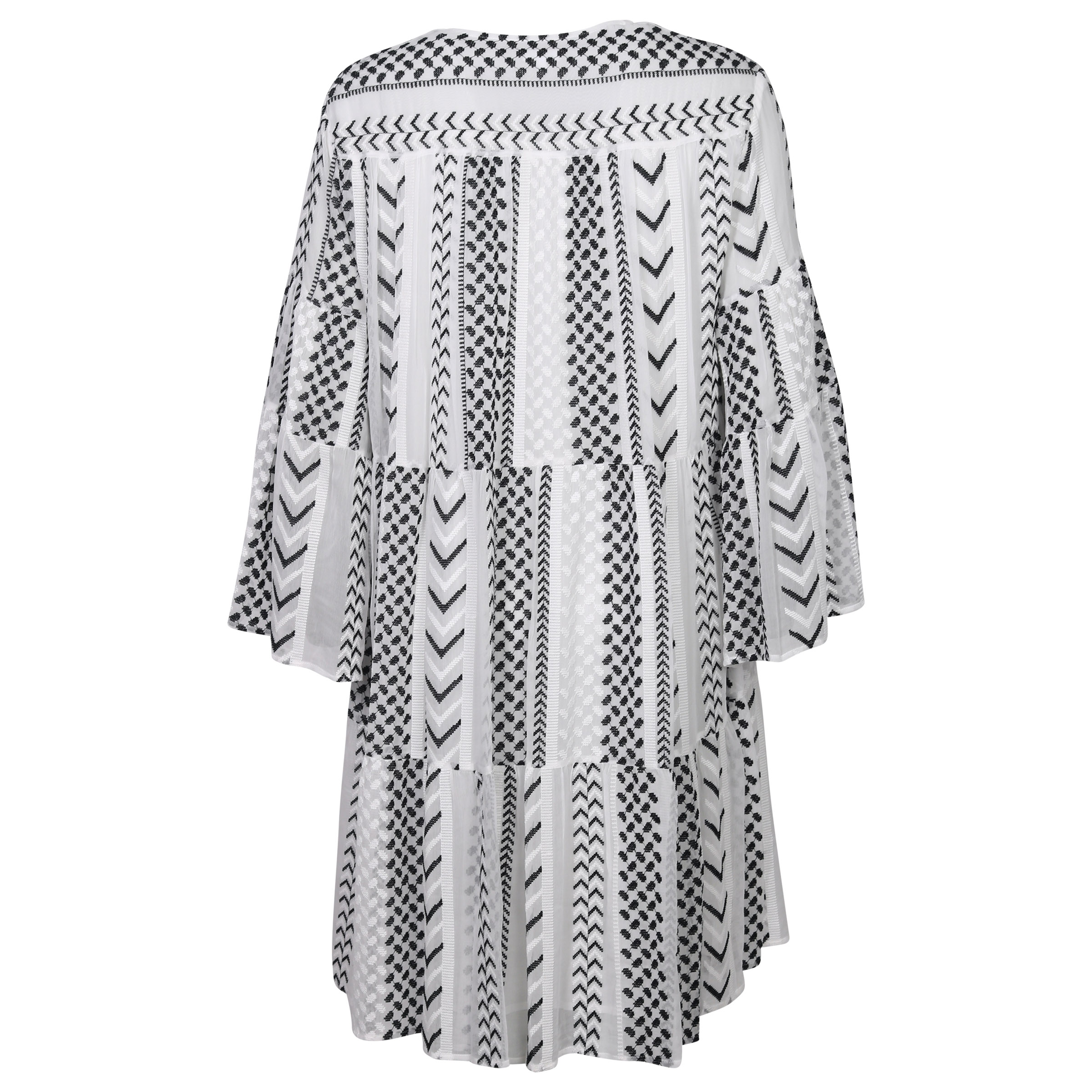 Lala Berlin Dress Dafina X-Stitch Kufiya Black/White