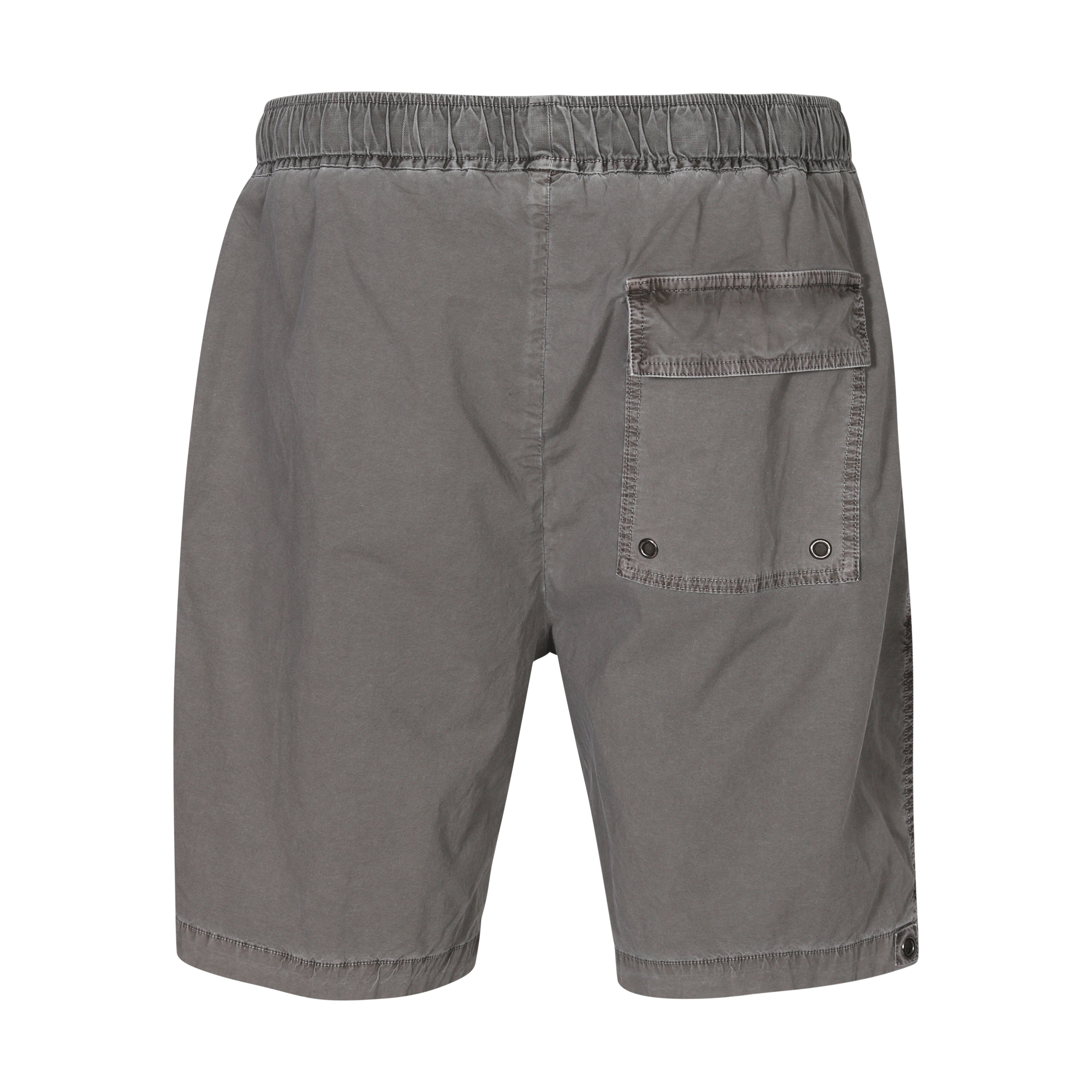 JAMES PERSE Relaxed Stretch Poplin Shorts in Washed Olive 1/S