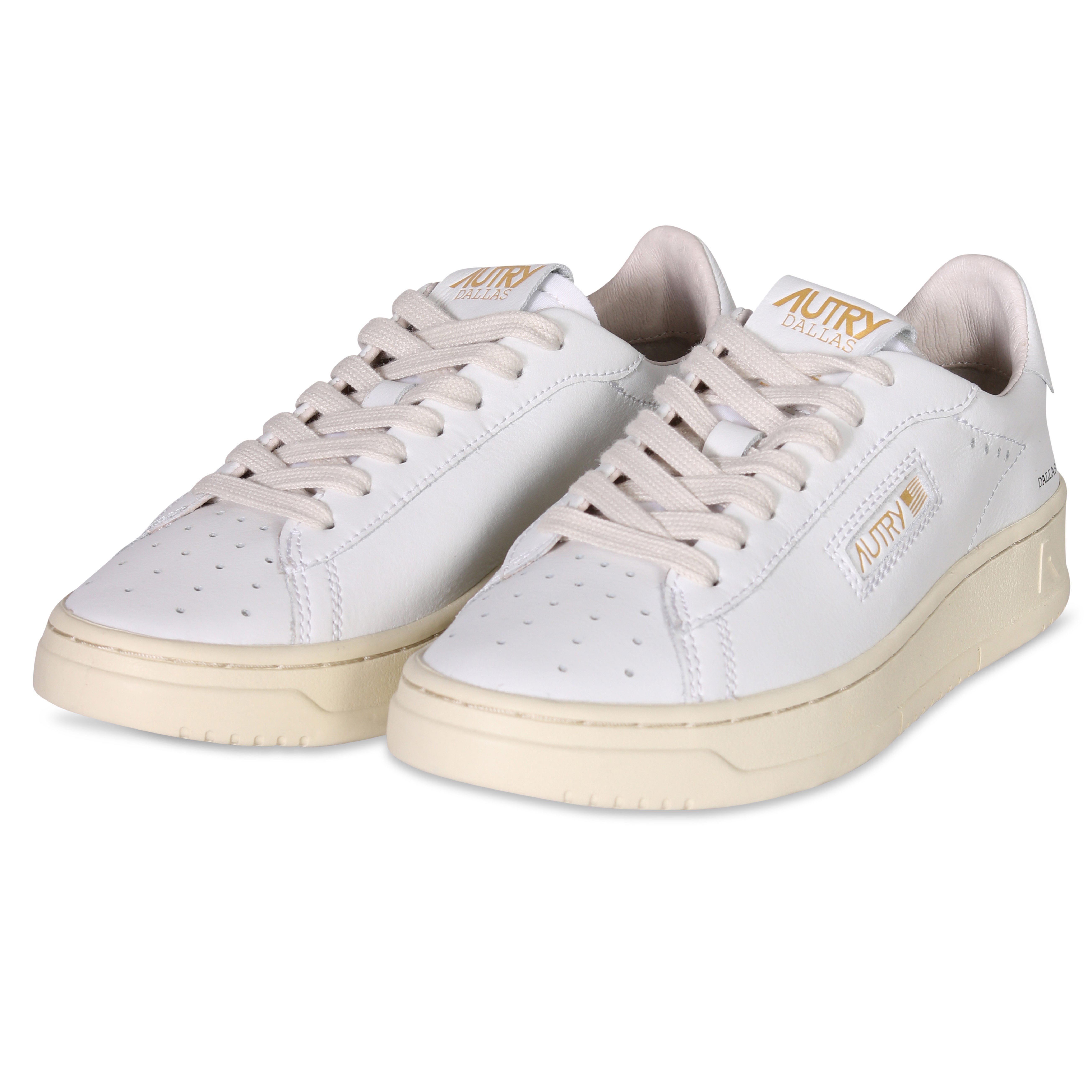 Autry Action Shoes Dallas Low Sneaker White/Platinum 35