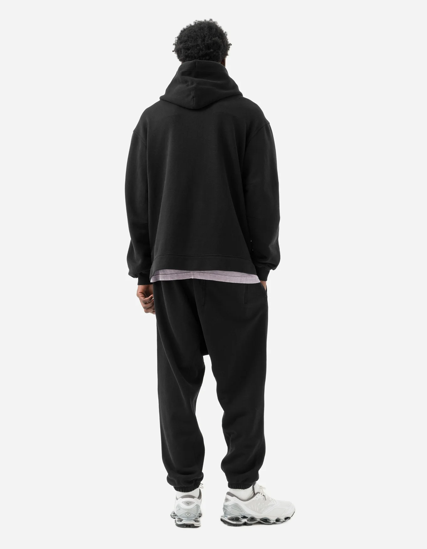 MAHARISHI 5232 Asym Low Hemp Sweatpant in Black XXL