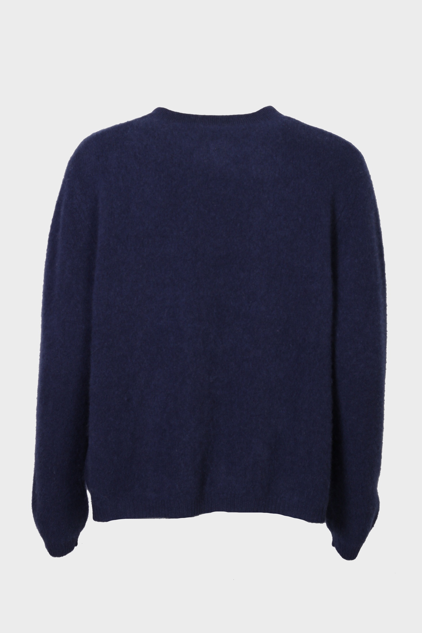 WARM ME Yuki Henley Cashmere Sweater in Navy