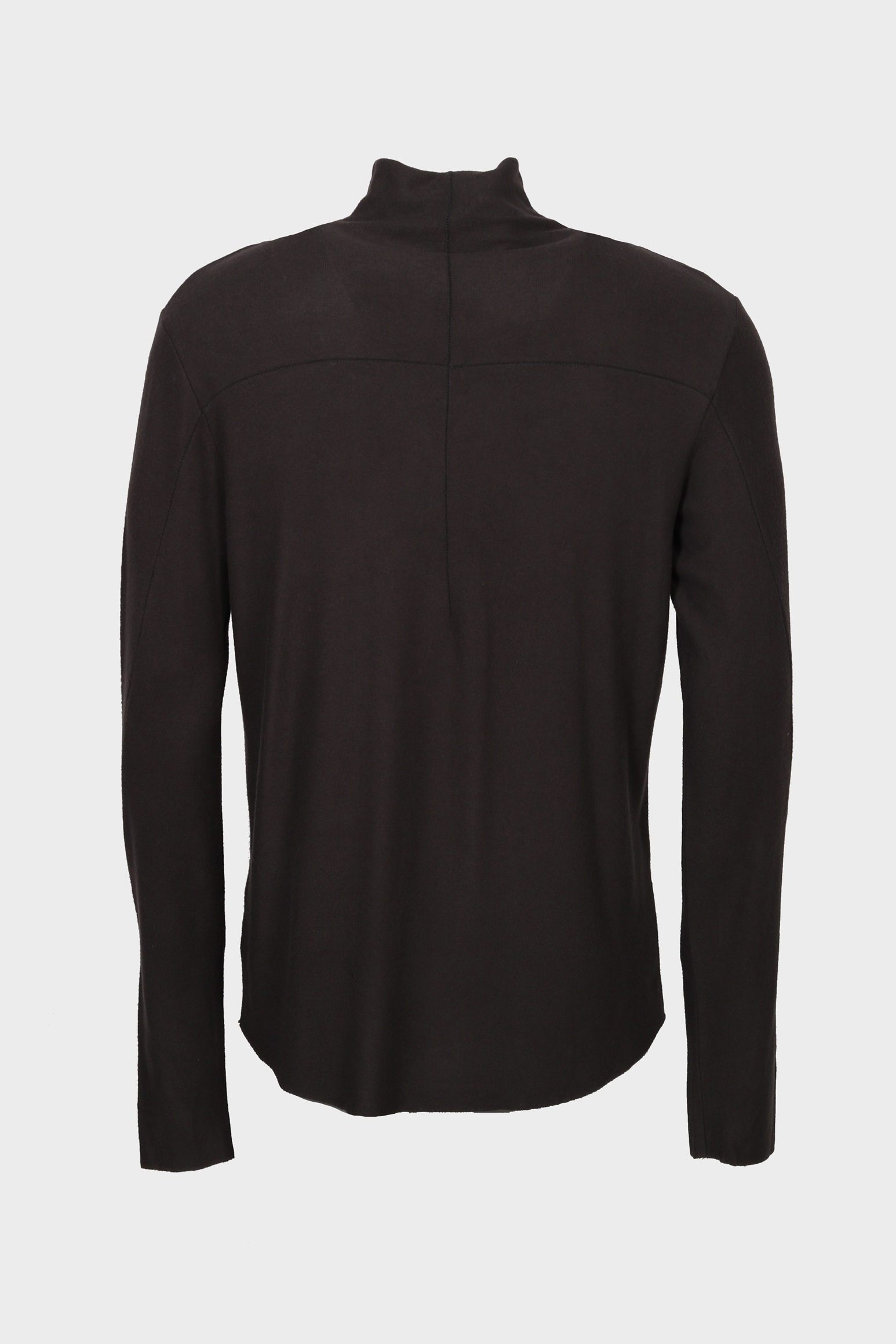 THOM KROM Light Fleece Turtleneck in Cold Brown