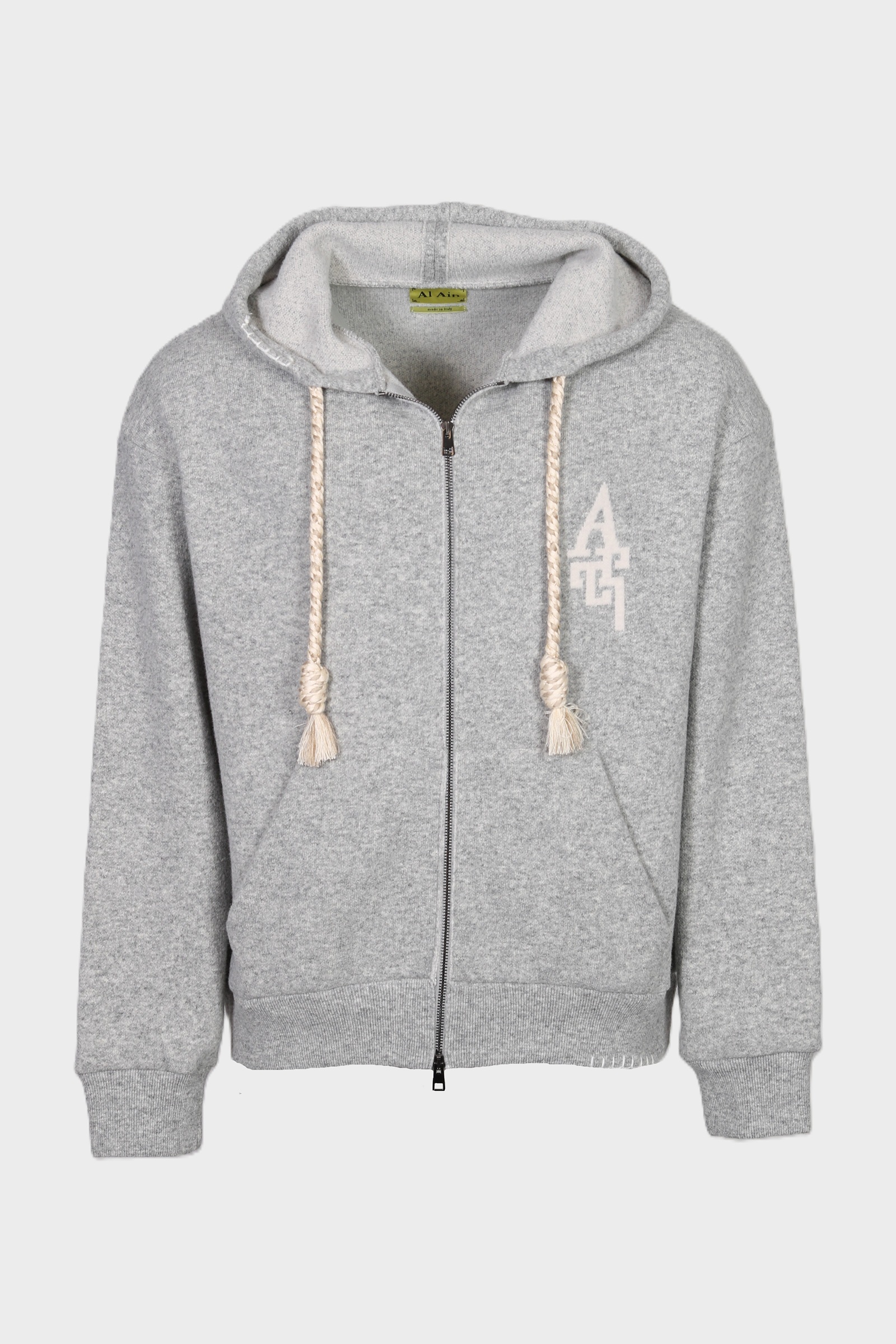 AL AIN Essentiel Zip Hoodie in Grey