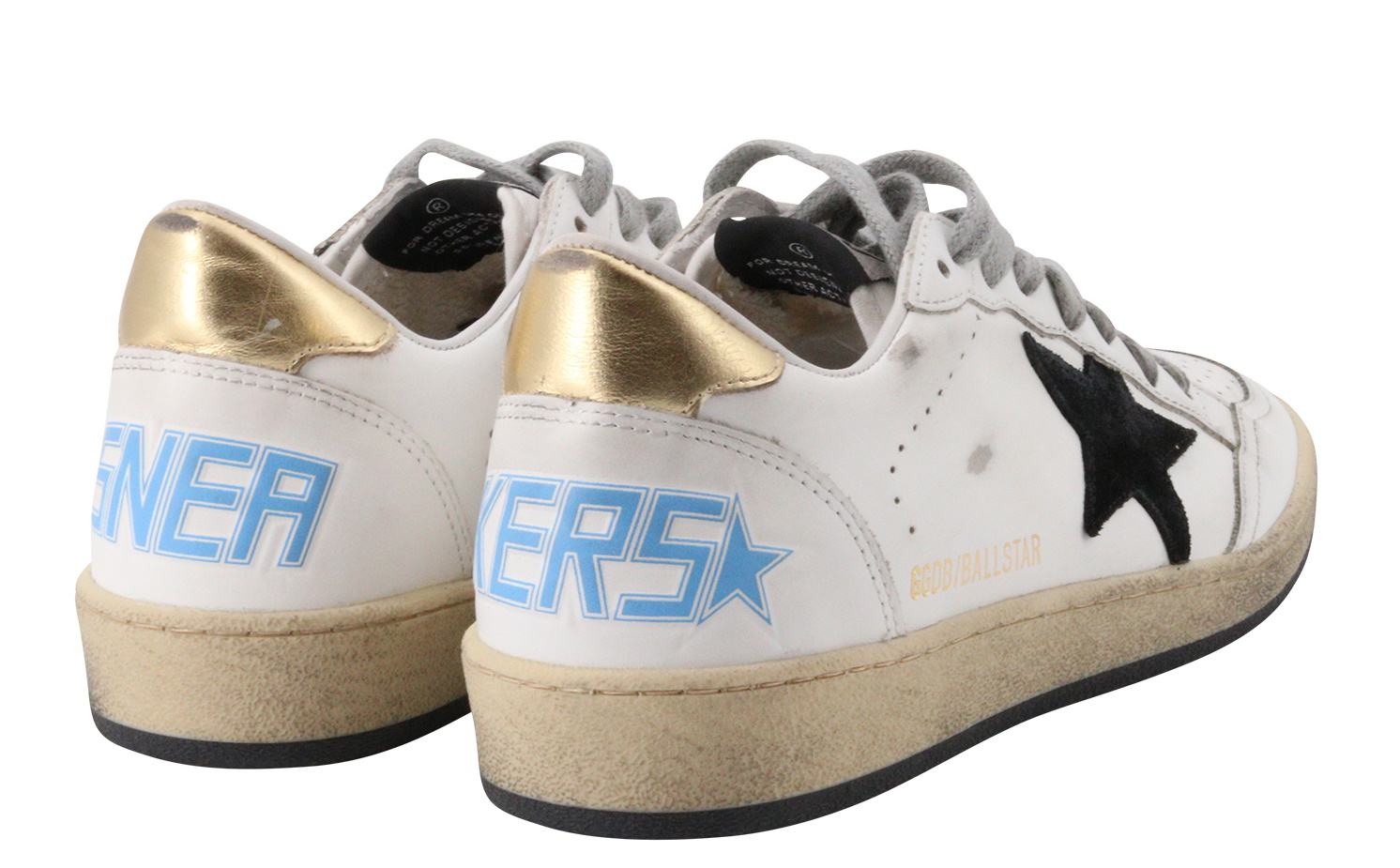 Golden Goose Ballstar Leather Upper Suede Star Laminated Heel 37