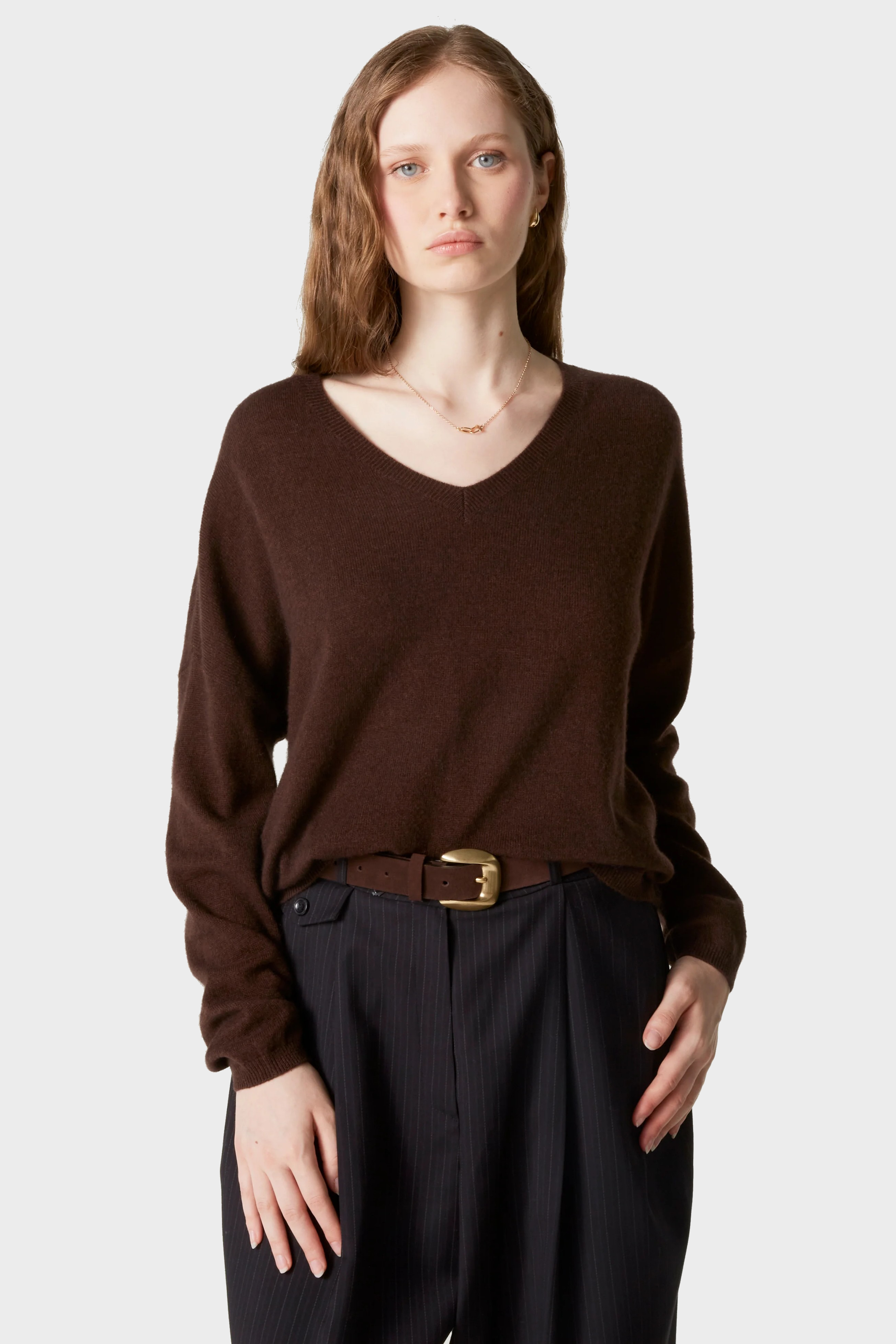 ABSOLUT CASHMERE Alicia Sweater in Brown