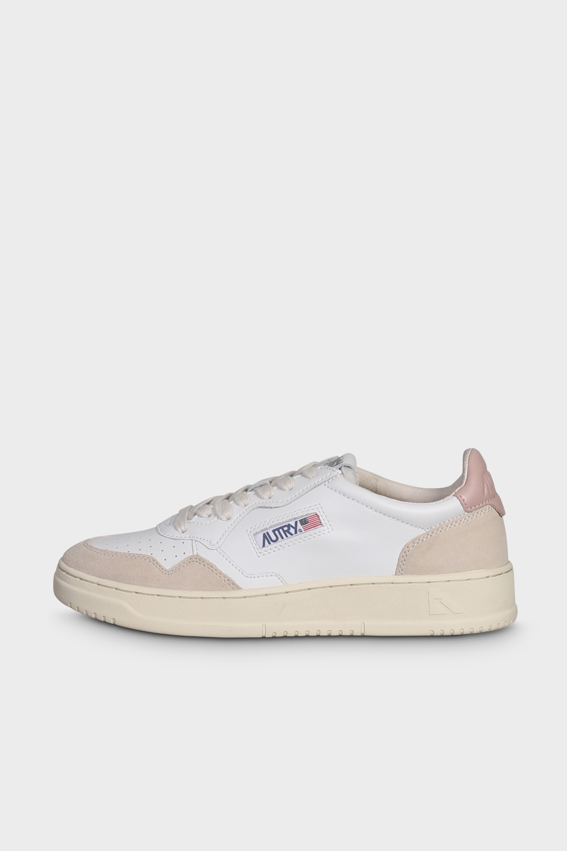 AUTRY ACTION SHOES Medalist Low Sneaker Suede White/Pow