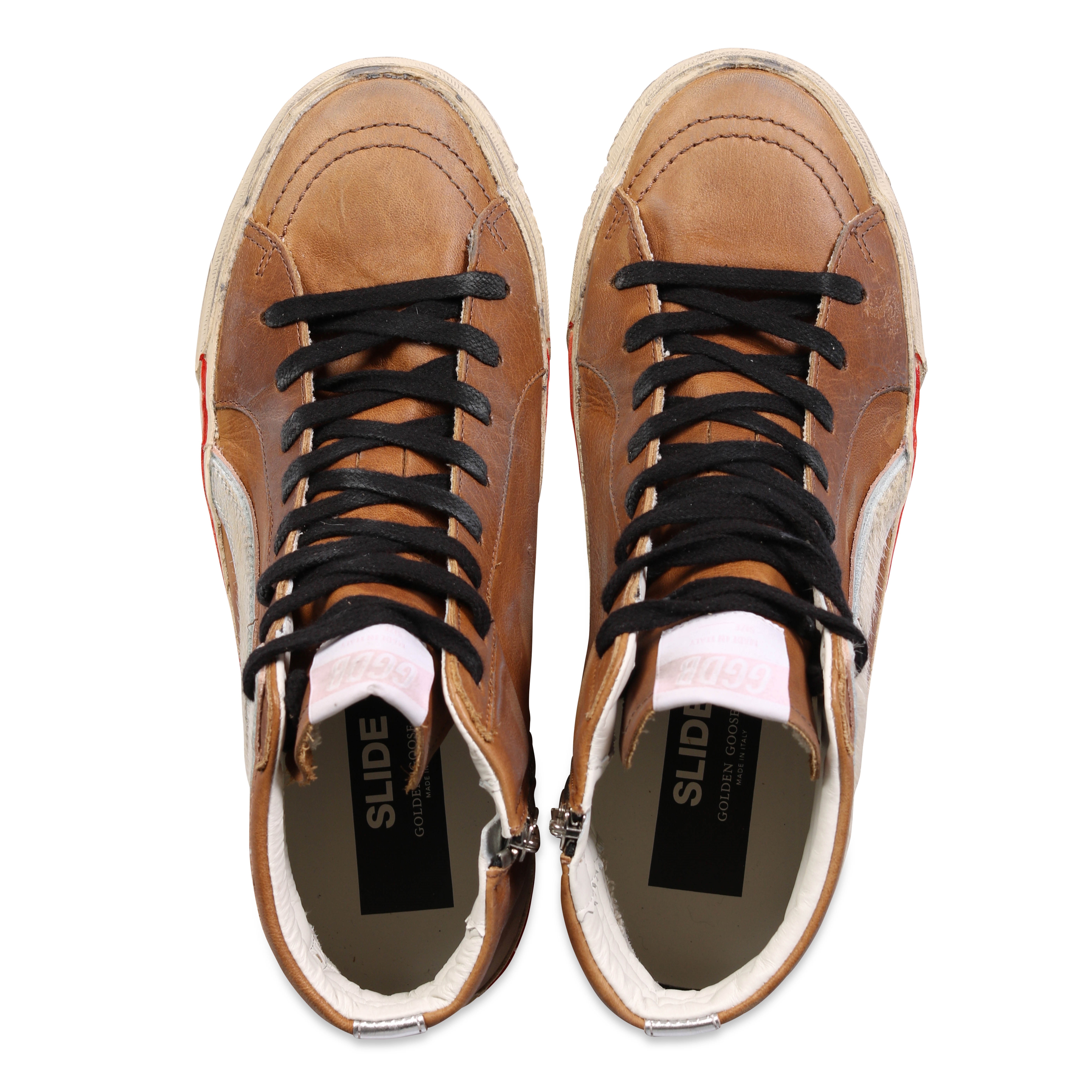 Golden Goose Sneaker Slide Camel/Horsy Star 41