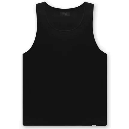 REPRESENT Rib Muscle Shirt in Black S