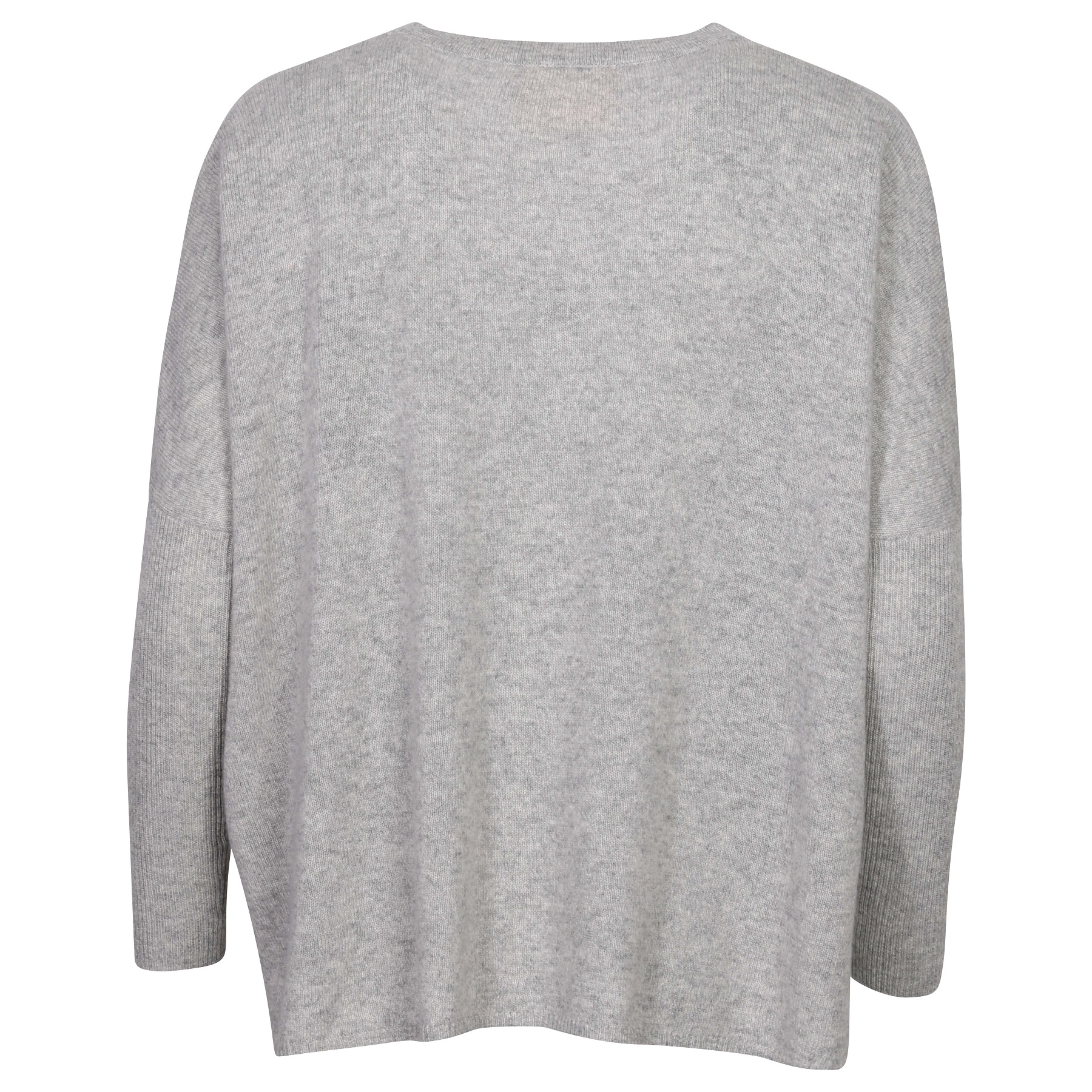 Absolut Cashmere Poncho Cardigan in Grey Melange S