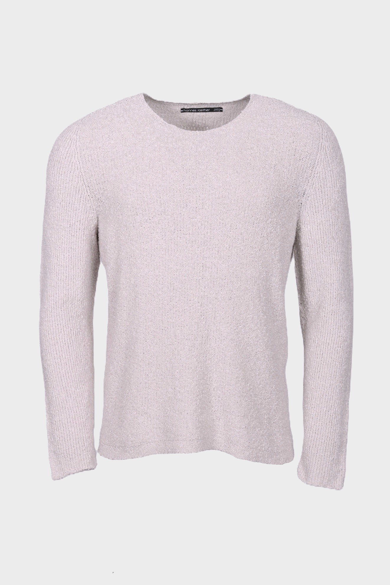 HANNES ROETHER Cotton Knit Pullover in Dusty Pink