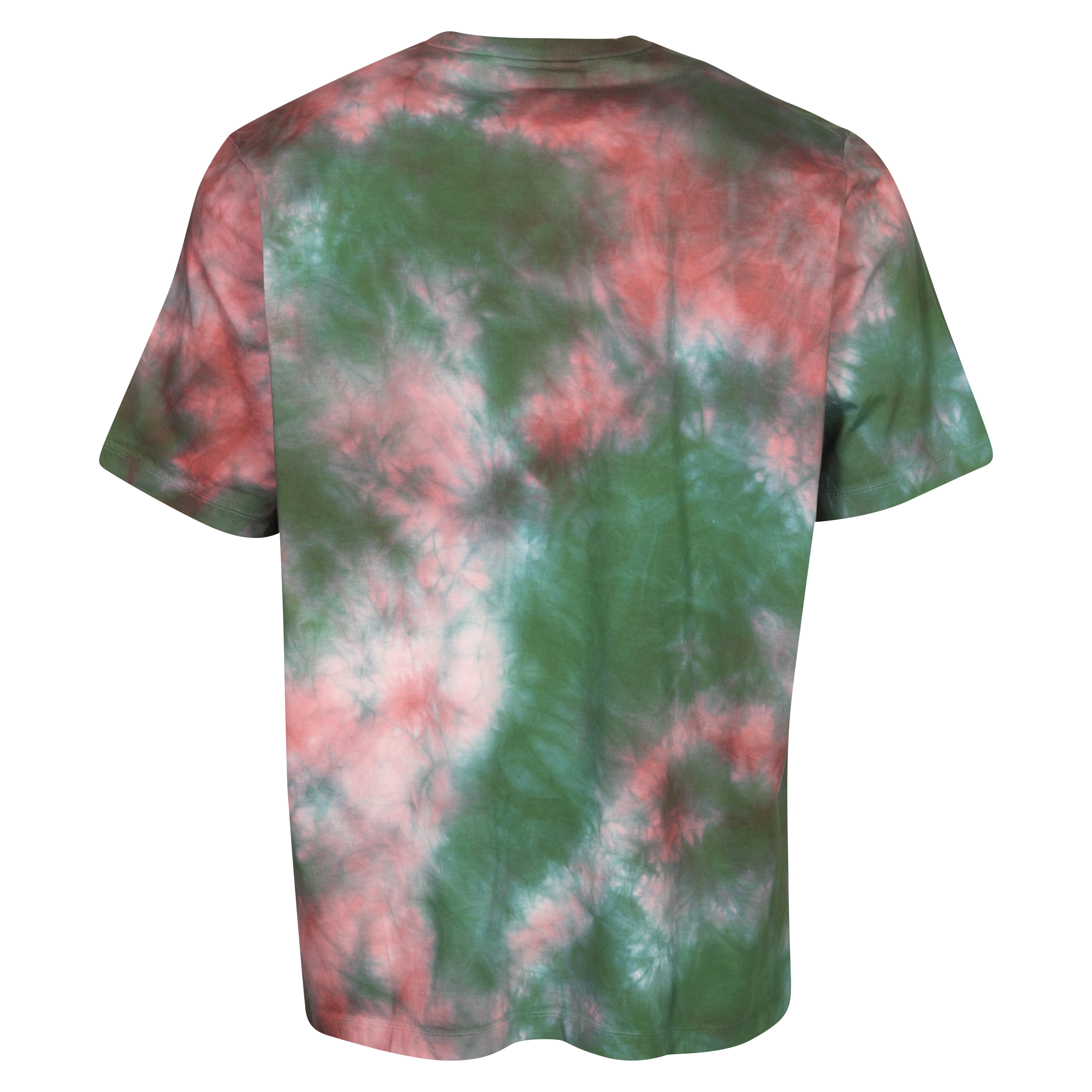 Dsquared Tie Dye T-Shirt Green Rosa