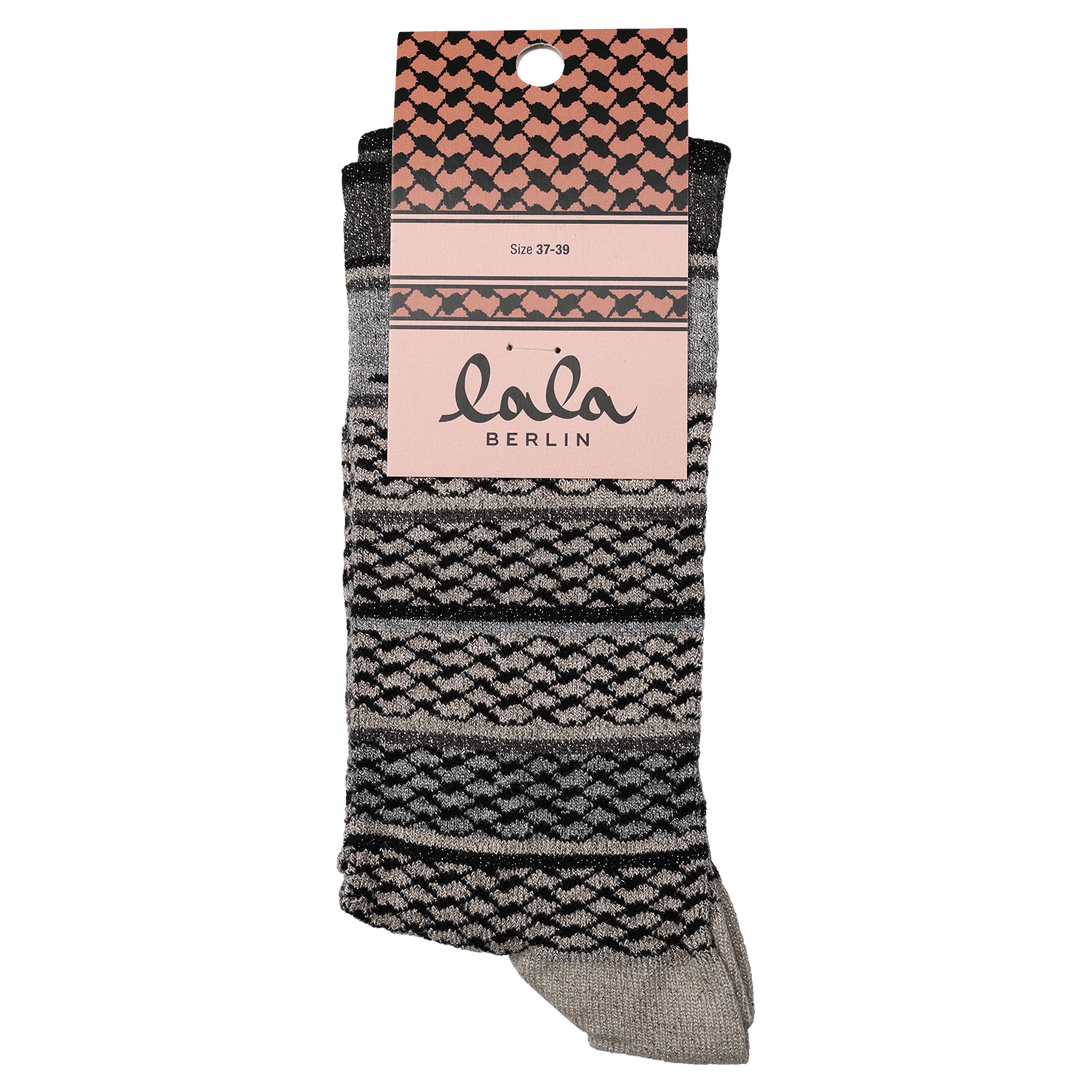 Lala Berlin Socks Silja Stripes Grey