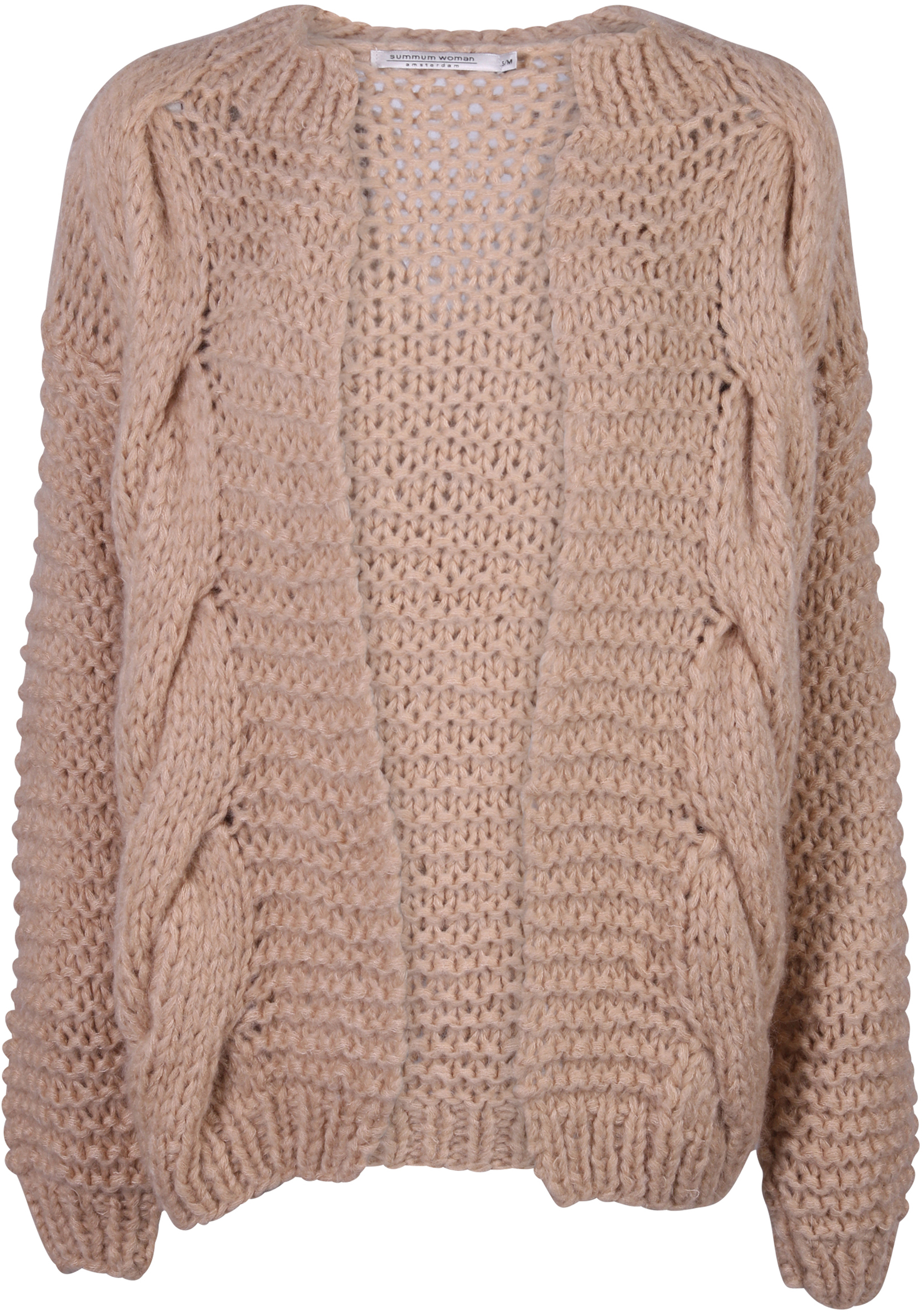 Summum Cardigan Mohair sand