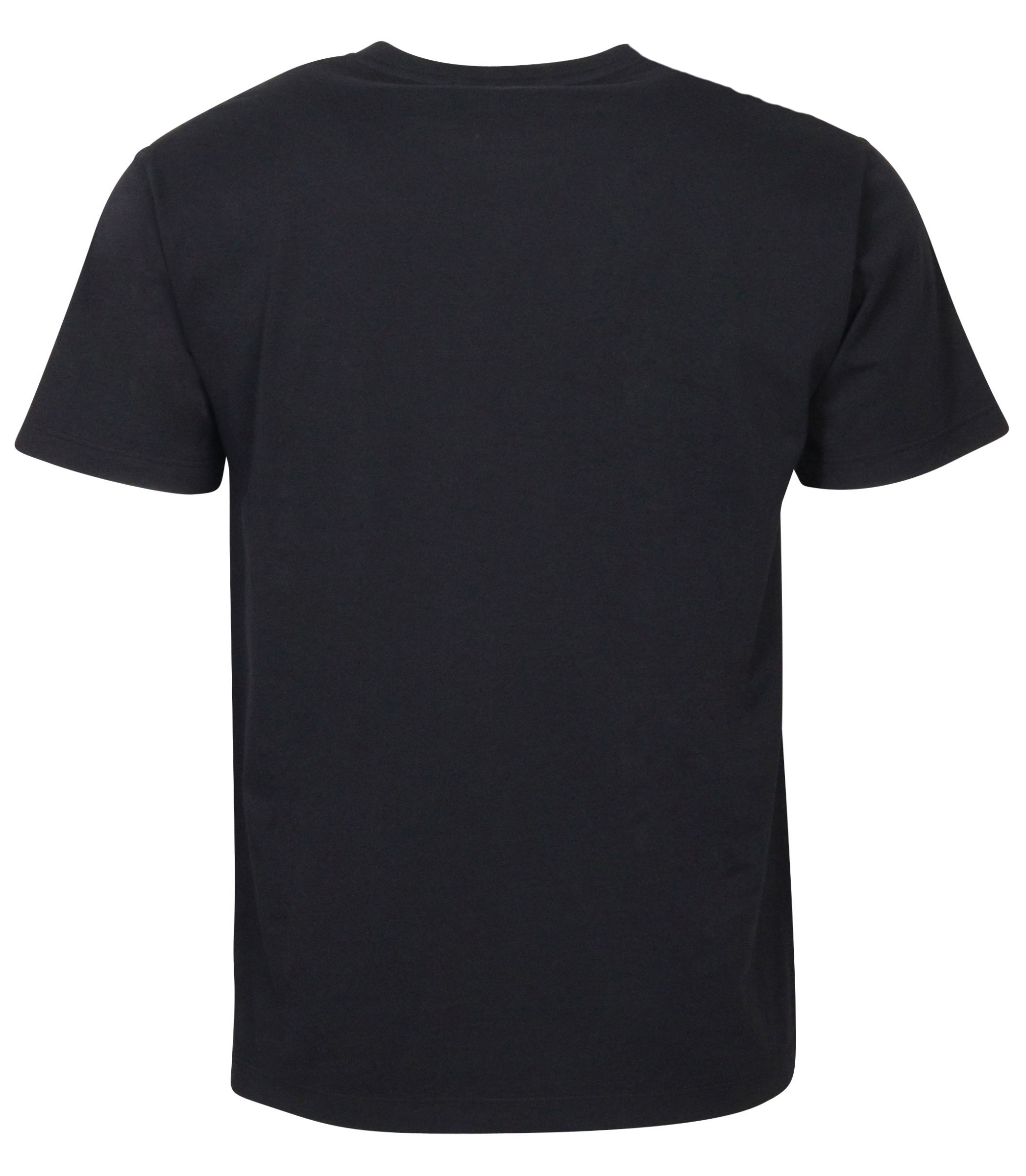 Stone Island T-Shirt Black Rubberized White Print