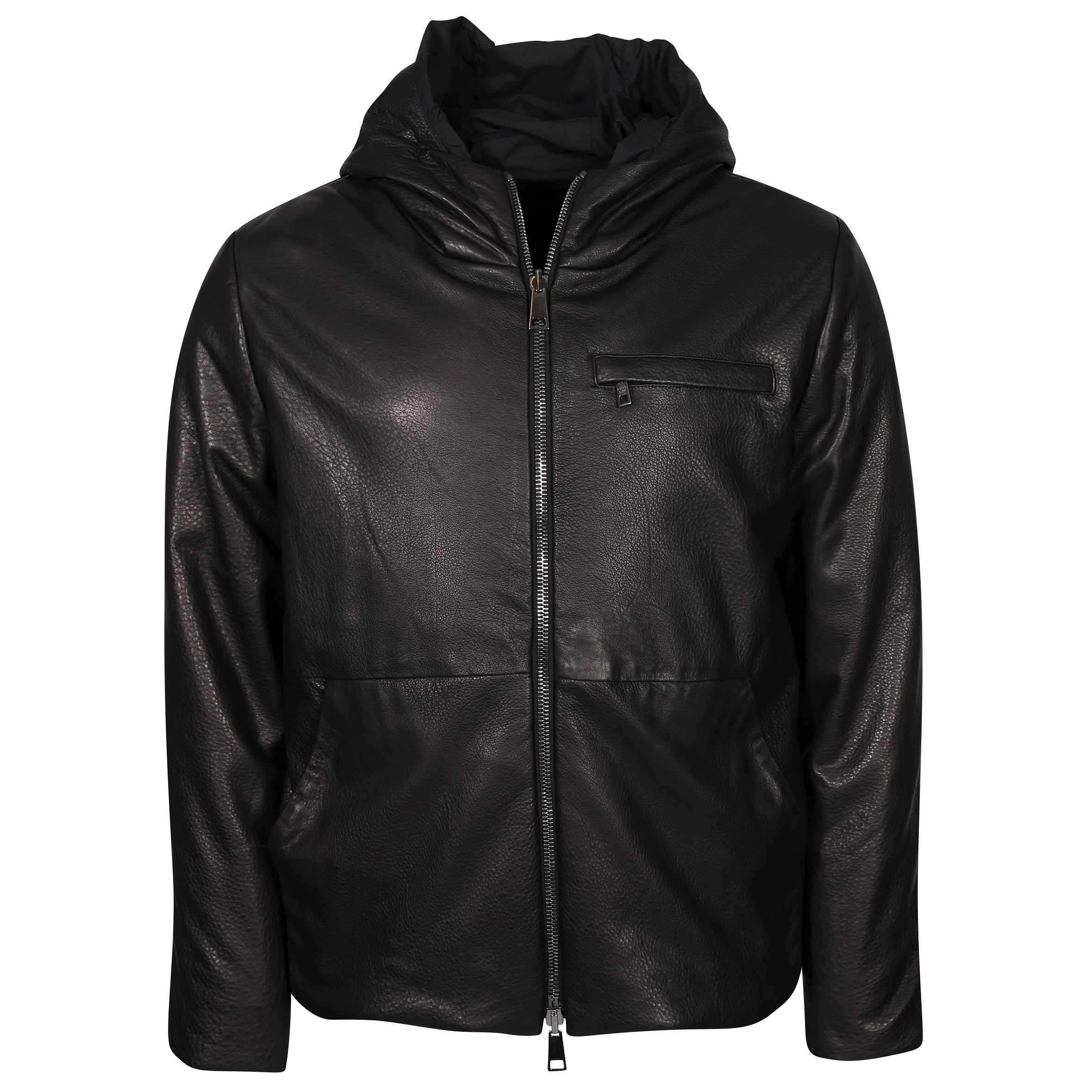 Giorgio Brato Padded Supersoft Reversible Leatherjacket