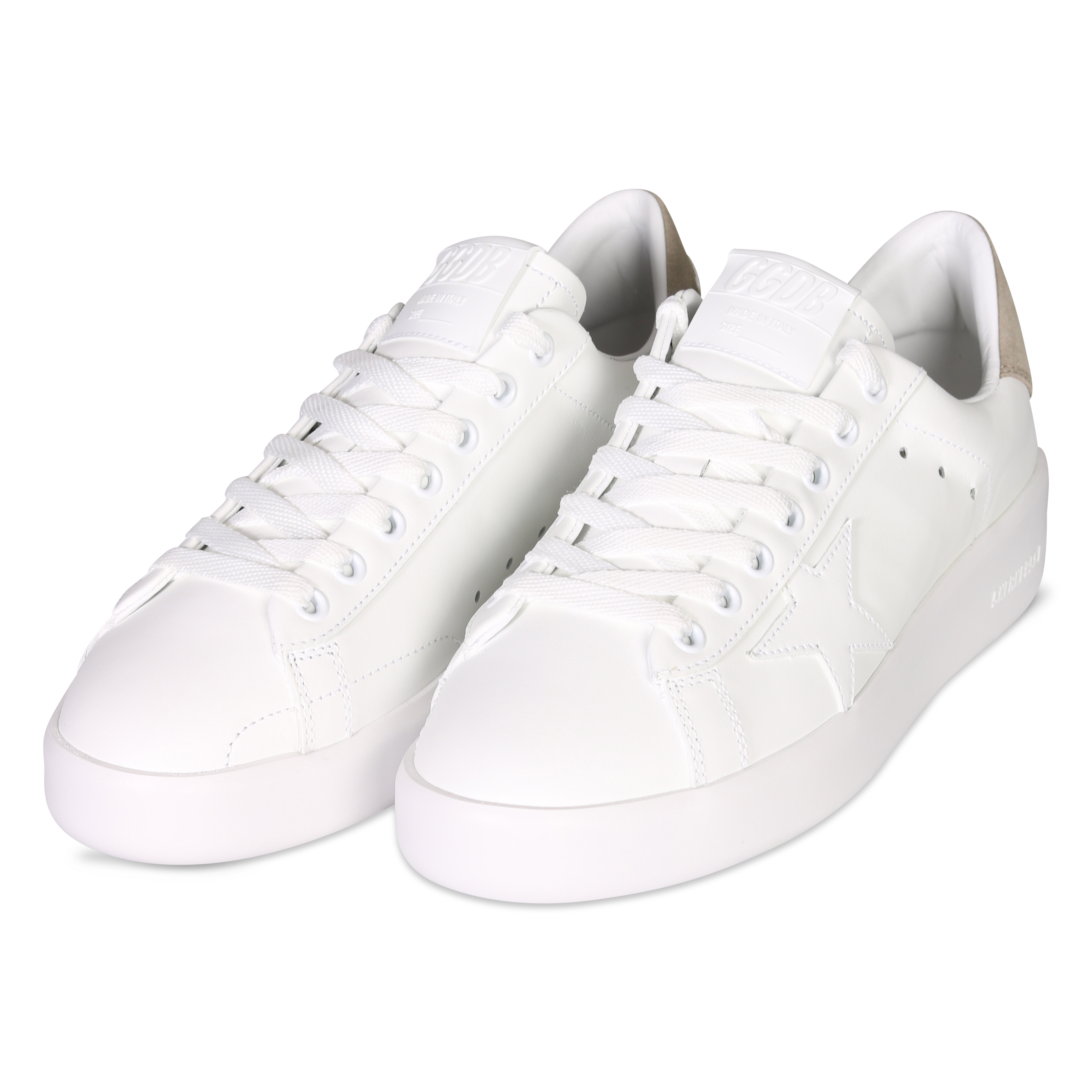 Golden Goose Sneaker Pure Star in White Taupe 40