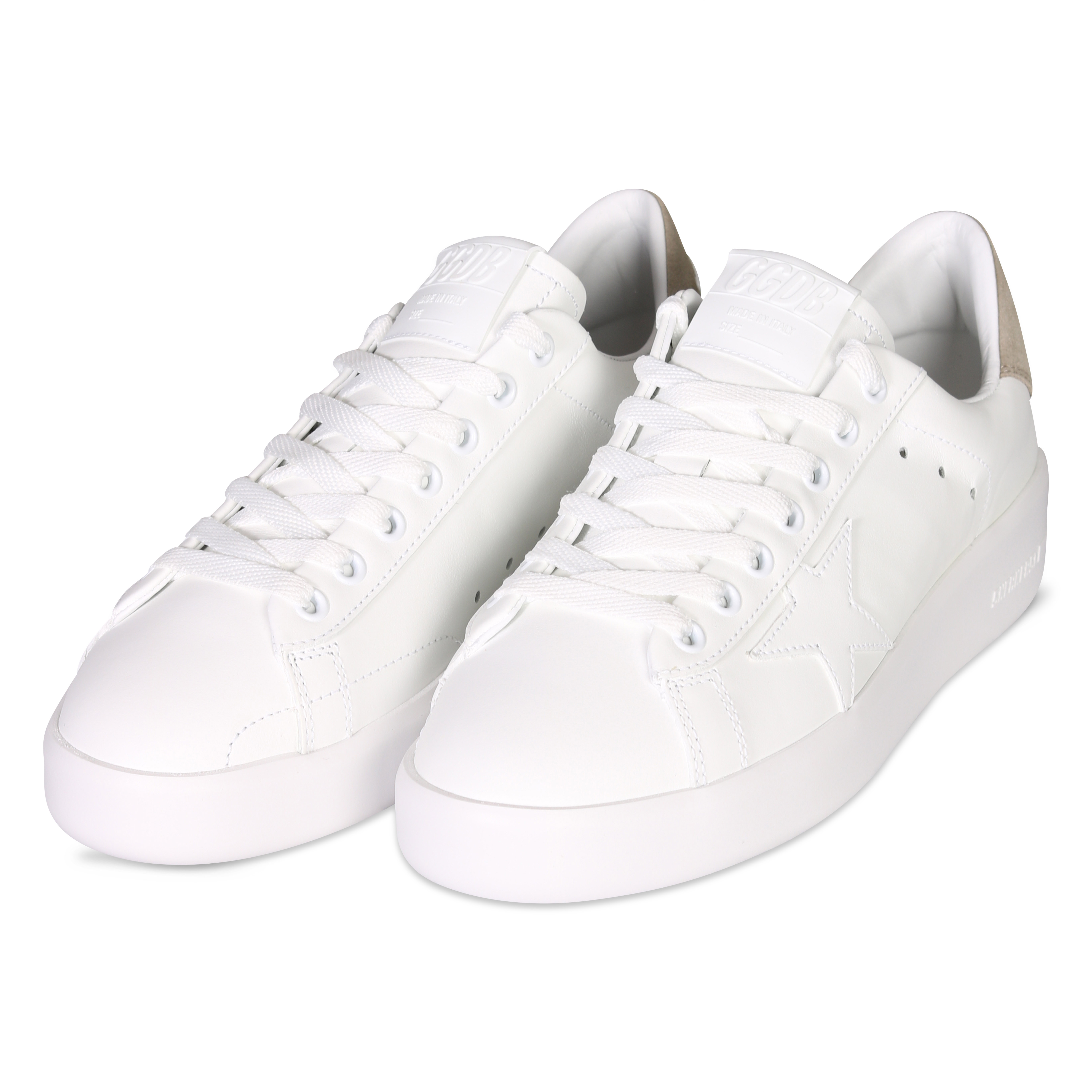 Golden Goose Sneaker Pure Star in White Taupe 36