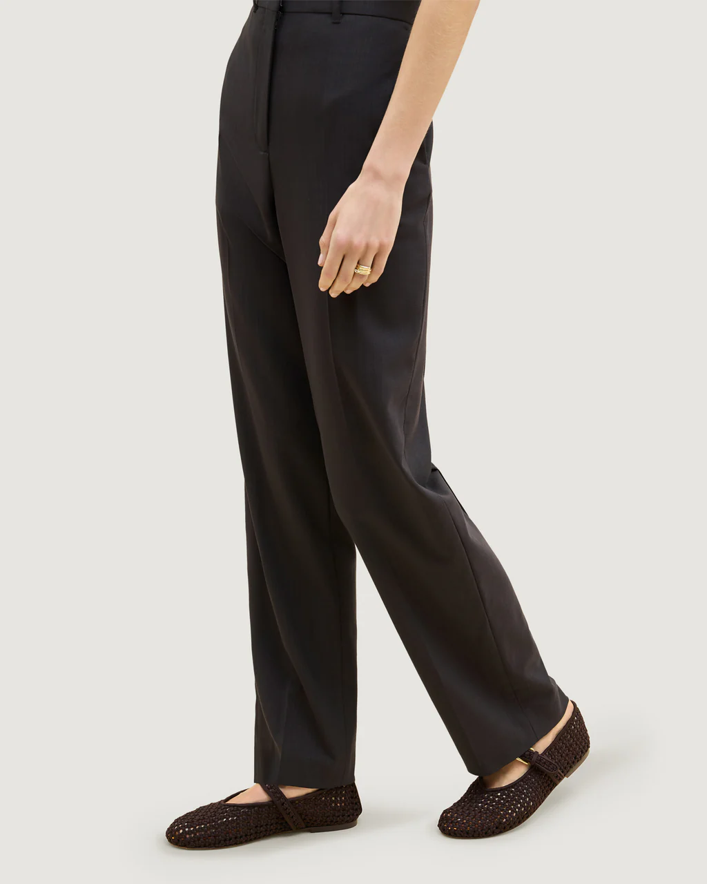 NAGHEDI Handwoven Sydney Mary Jane in Chocolate