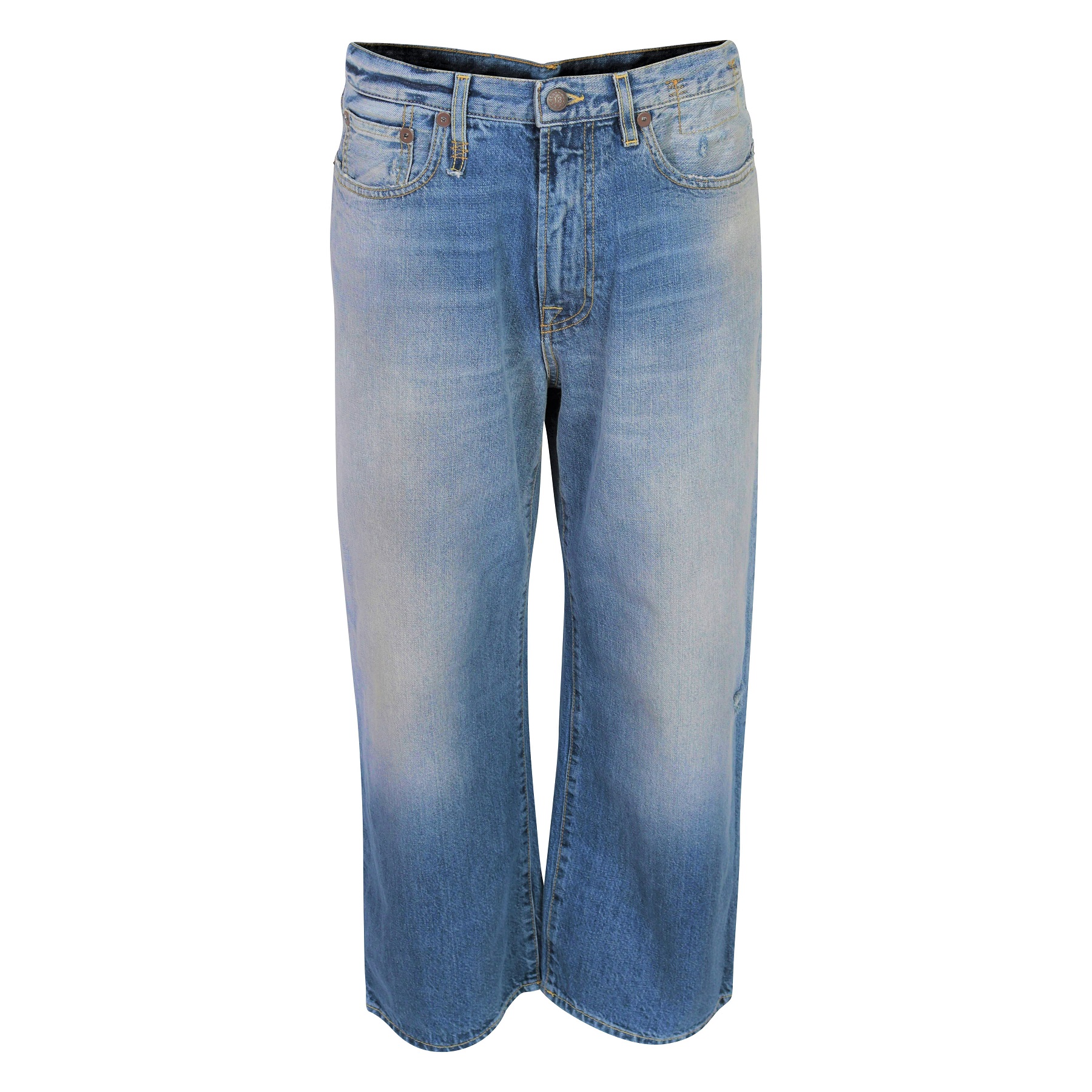 R13 Ankled D'Arcy Jeans in Irving Blue 26