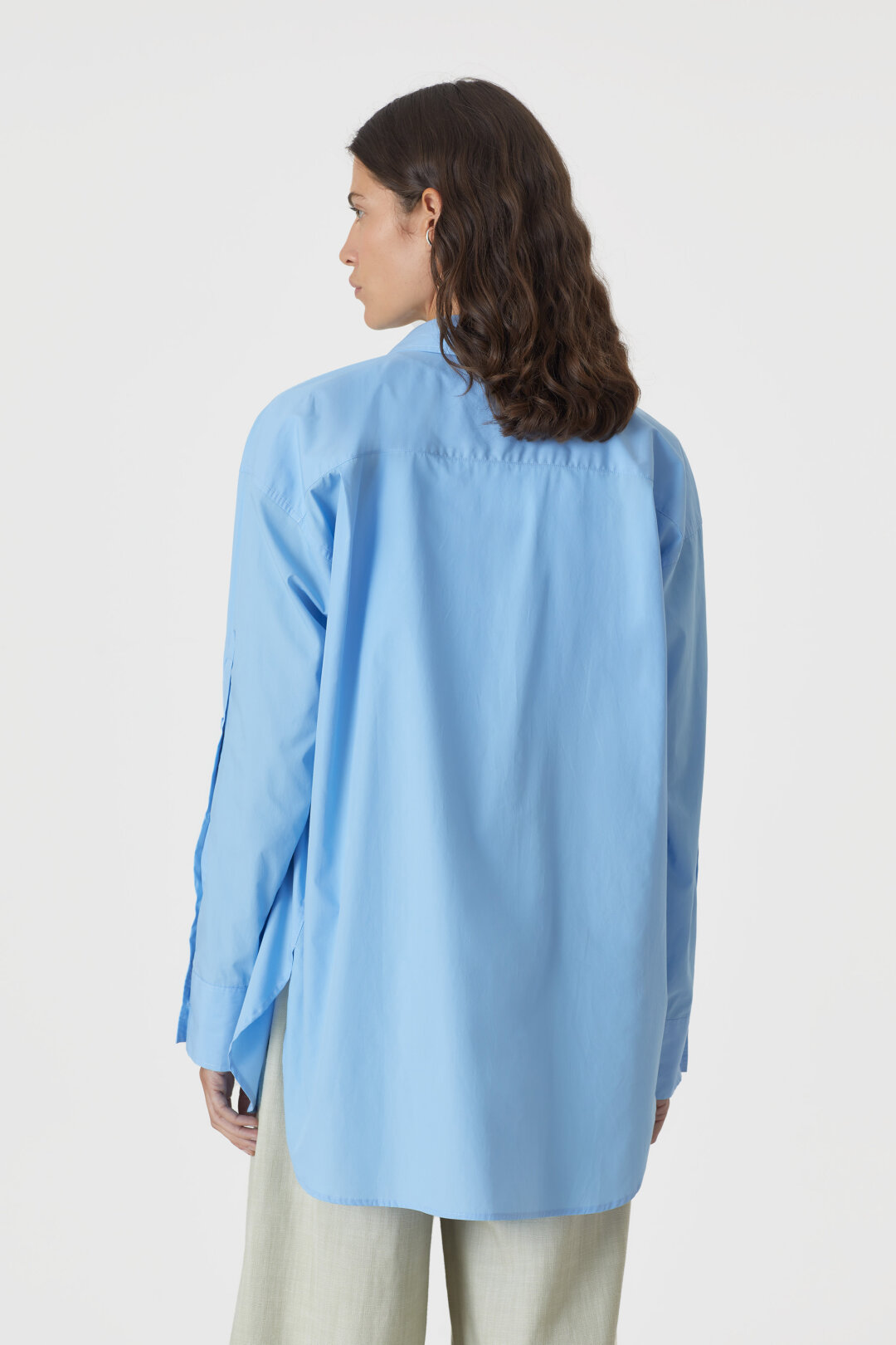 CLOSED Placket Detail Shirt in Blue Morning Sky