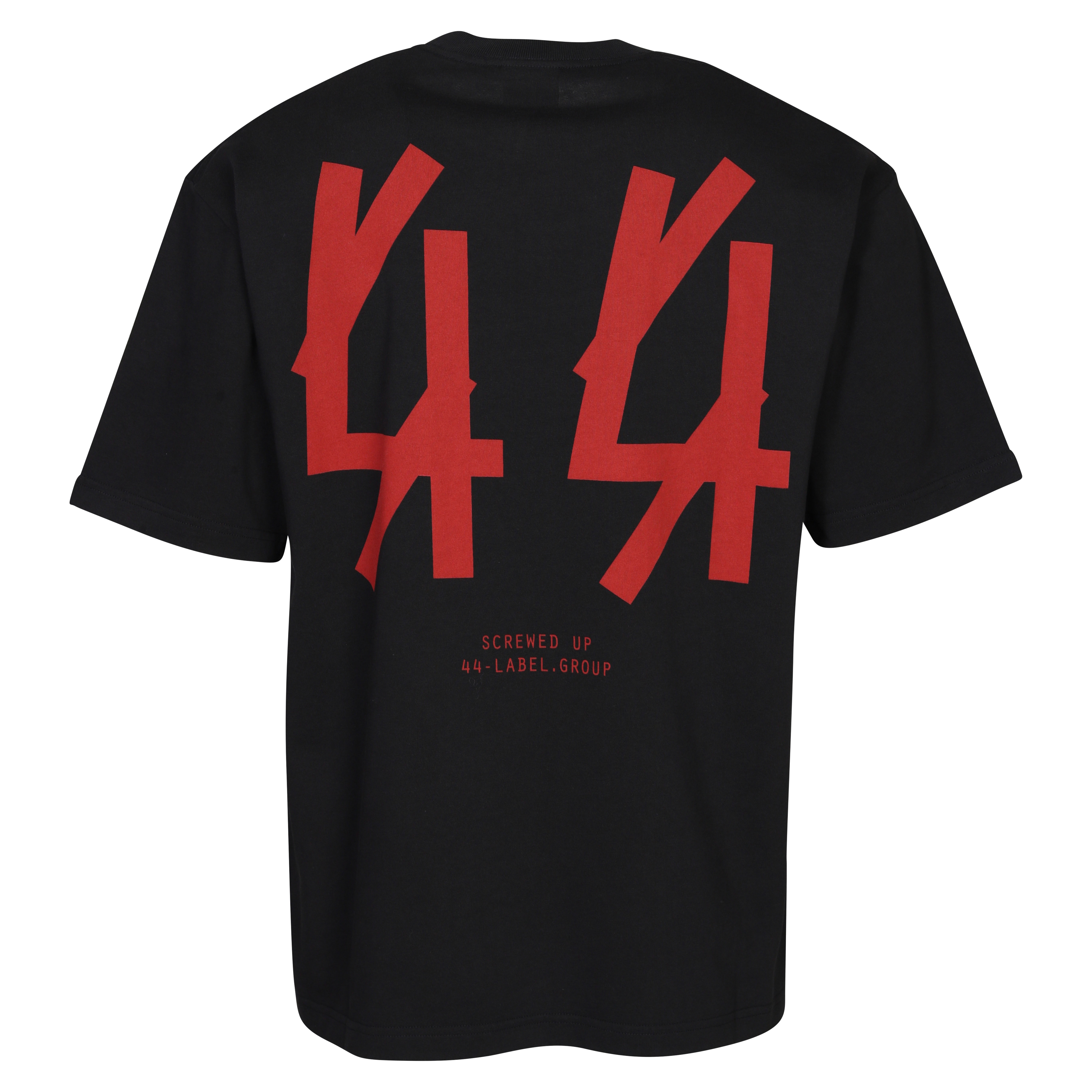 44 Label Group Original T-Shirt in Black/Red Backprint