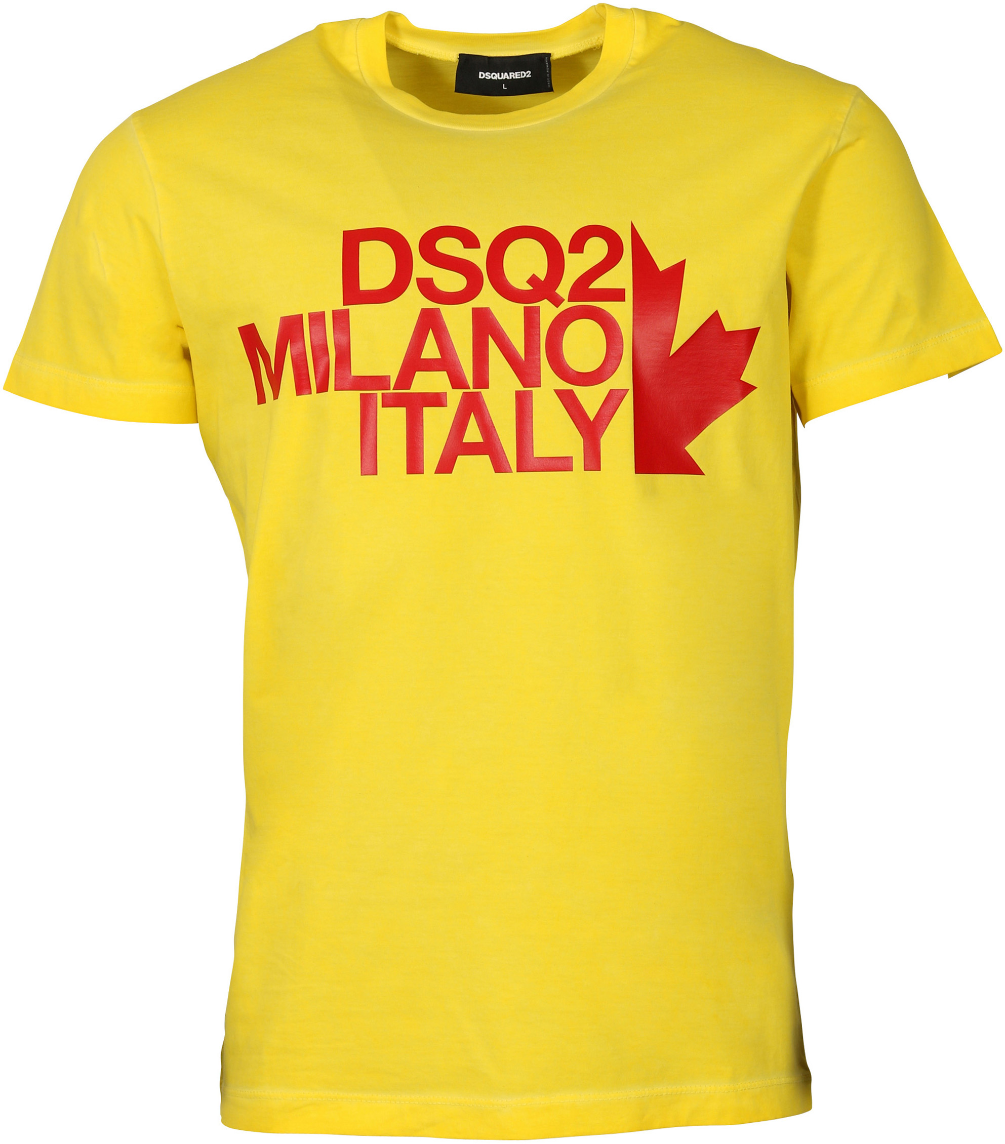 Dsquared T-Shirt Yellow Printed