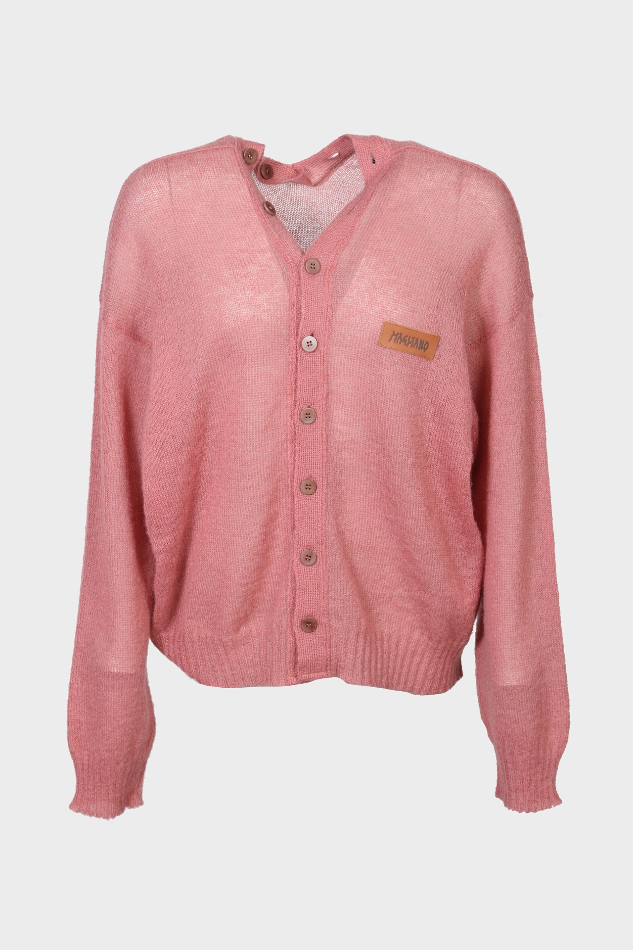 MAGLIANO Knit Cardigan in Dusty Pink