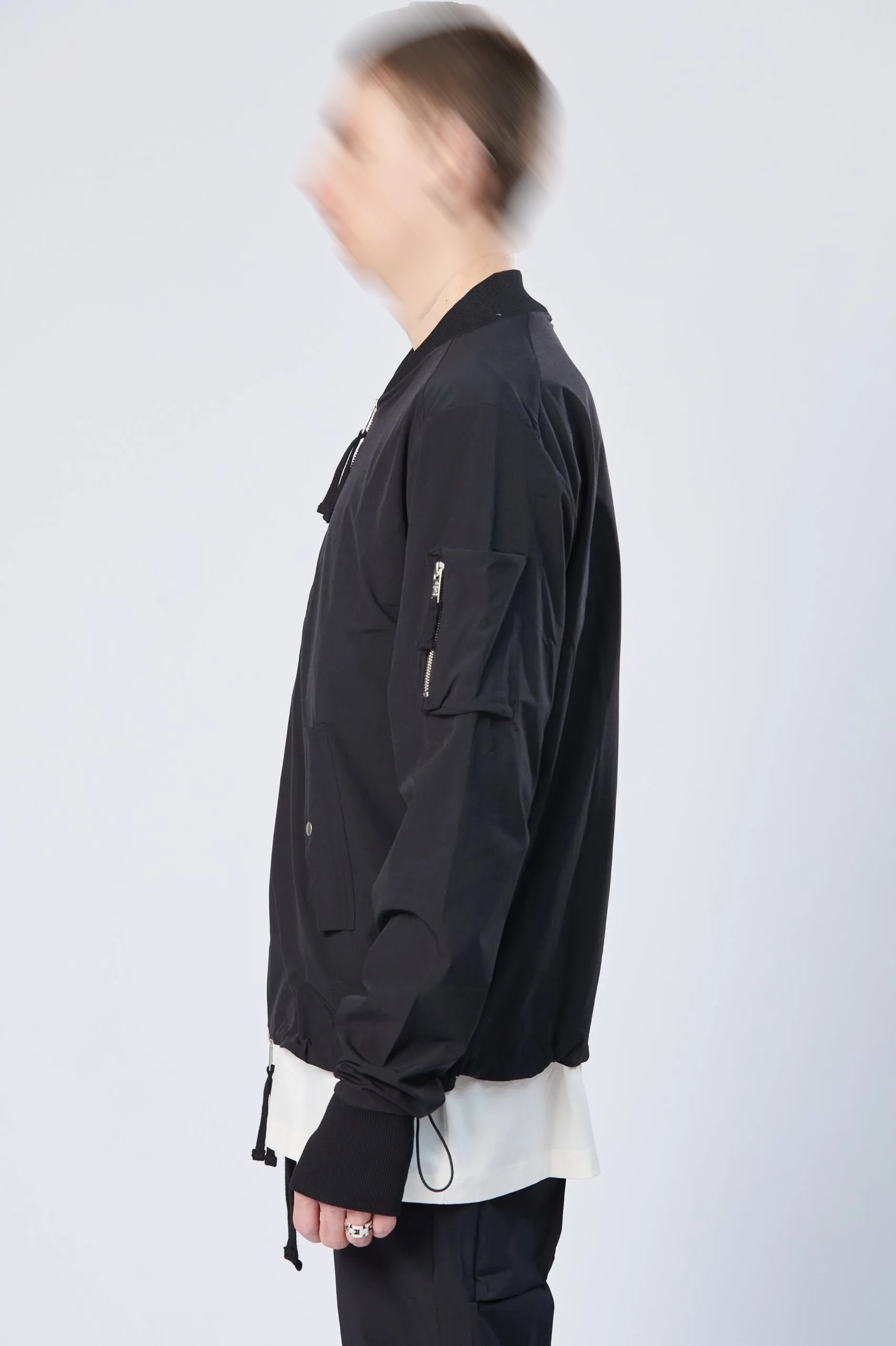 THOM KROM Bomber Jacket in Black S