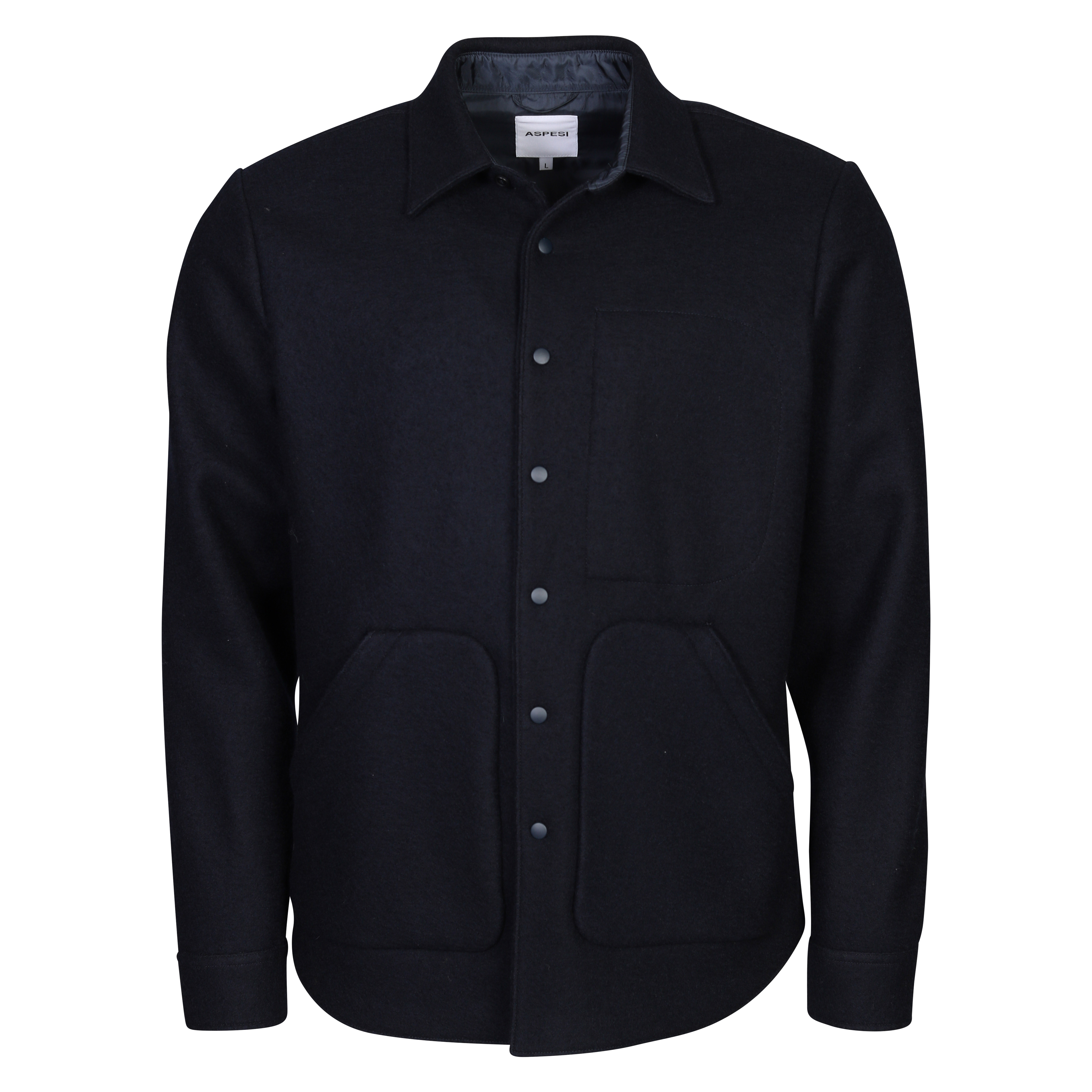 Aspesi Wool Jacket in Navy