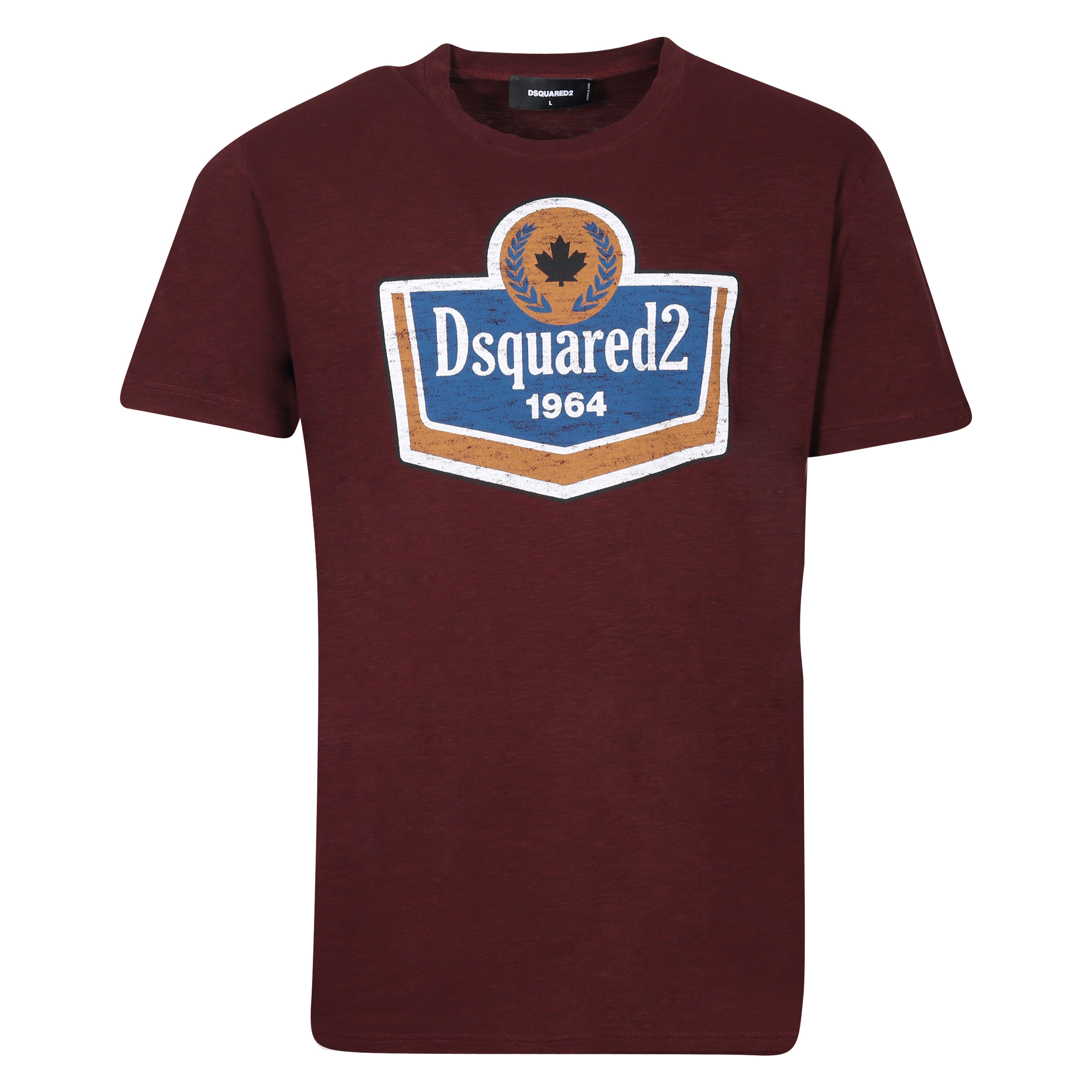 Dsquared T-Shirt Bordeaux Printed