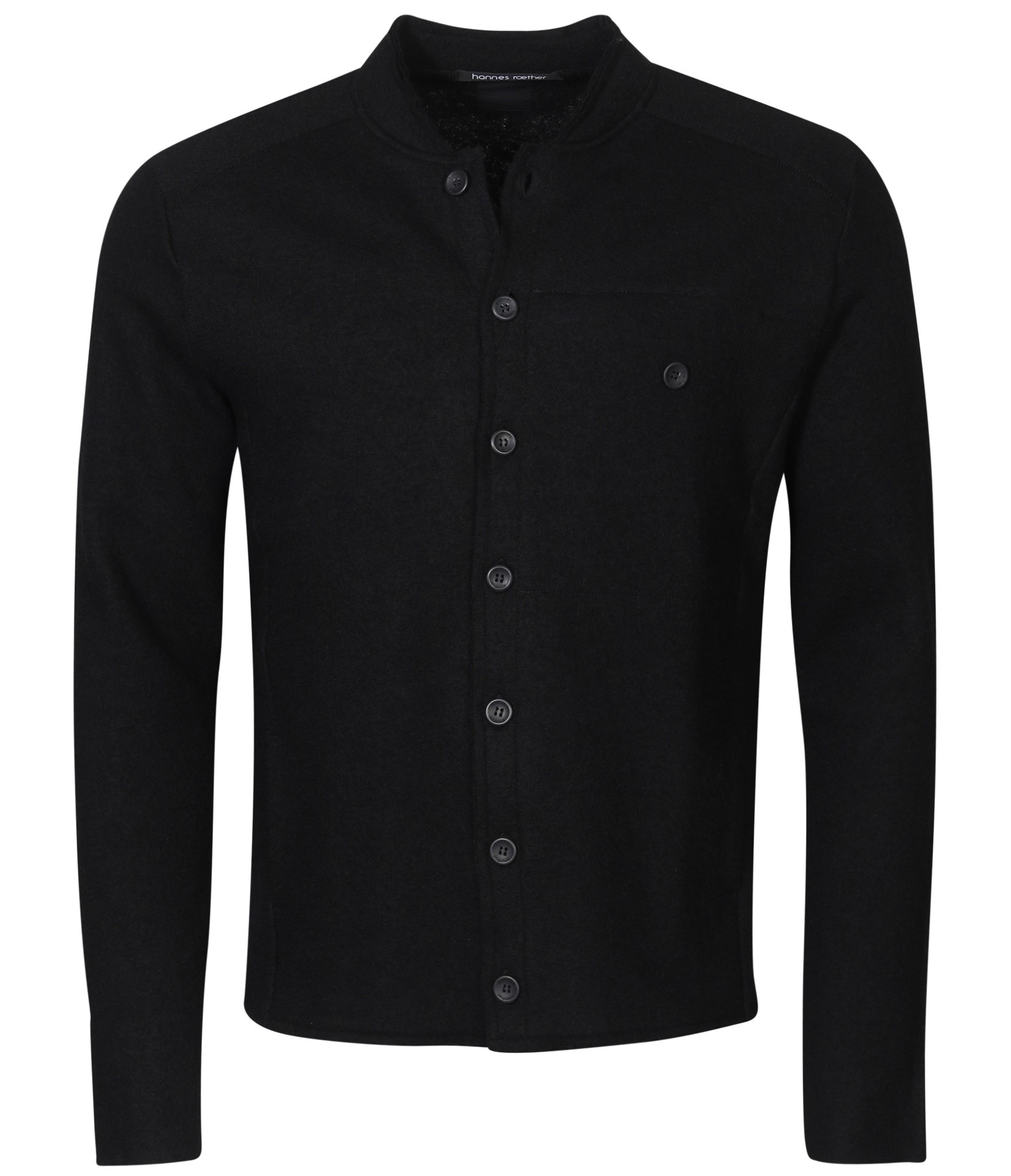 HANNES ROETHER Wool Jacket in Black